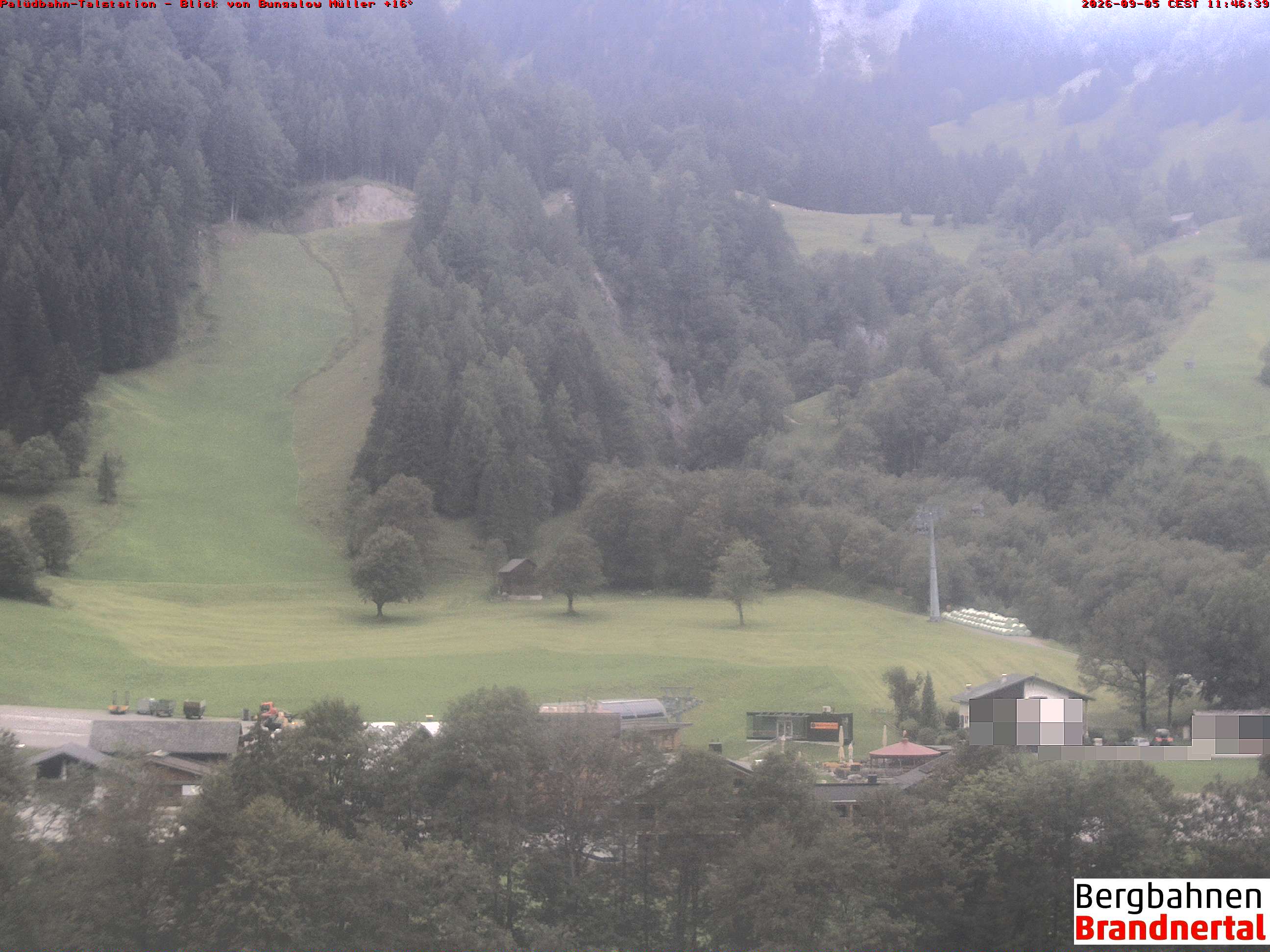 Blick auf Palüdbahn von Bungalow Müller