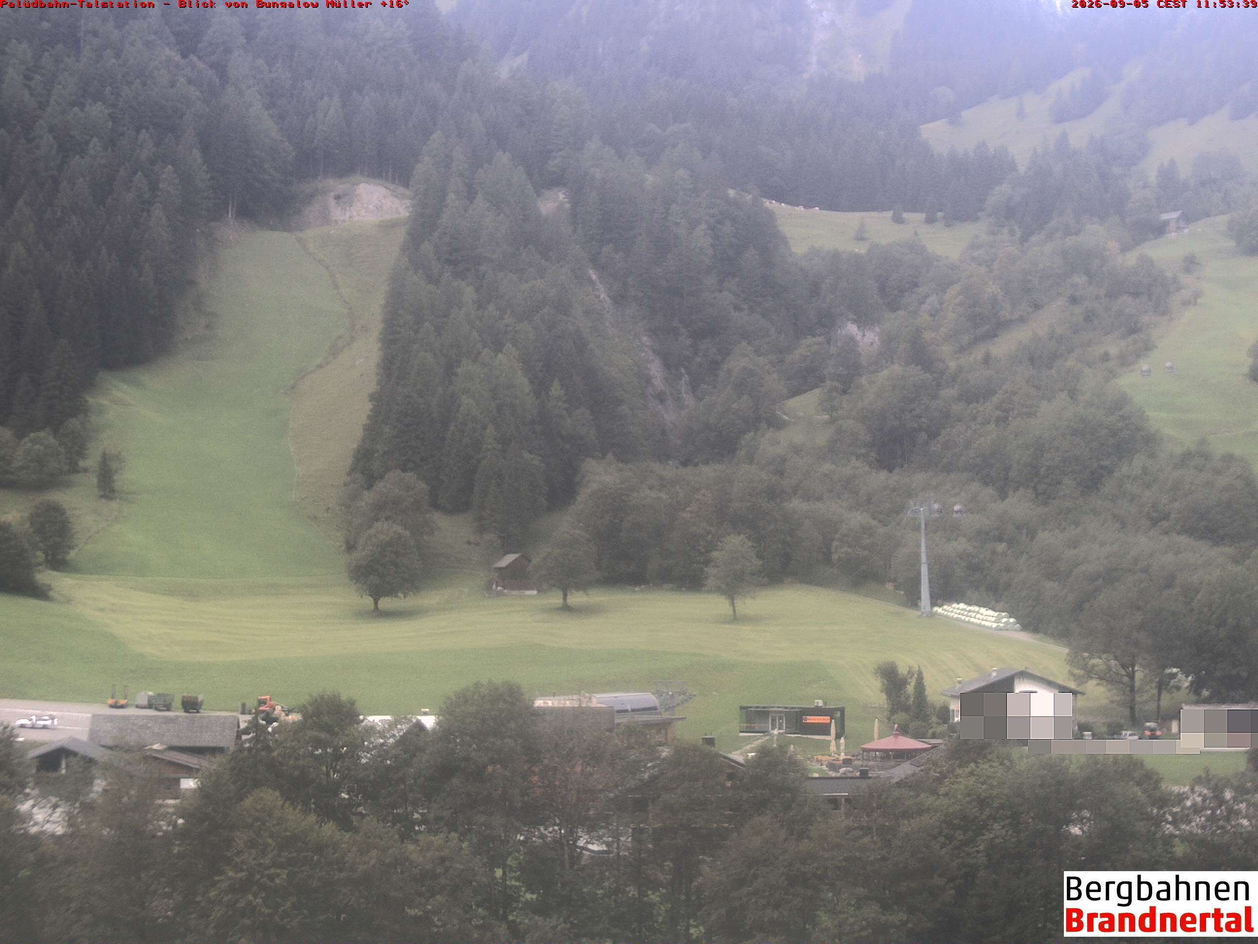 Blick auf Palüdbahn von Bungalow Müller