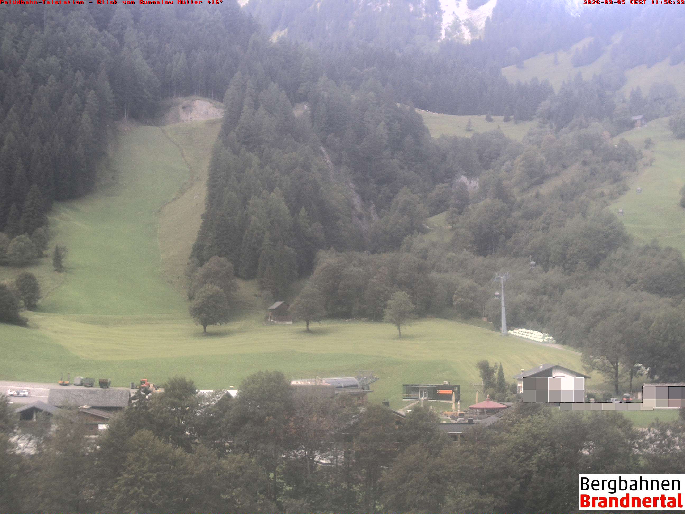 Blick auf Palüdbahn von Bungalow Müller