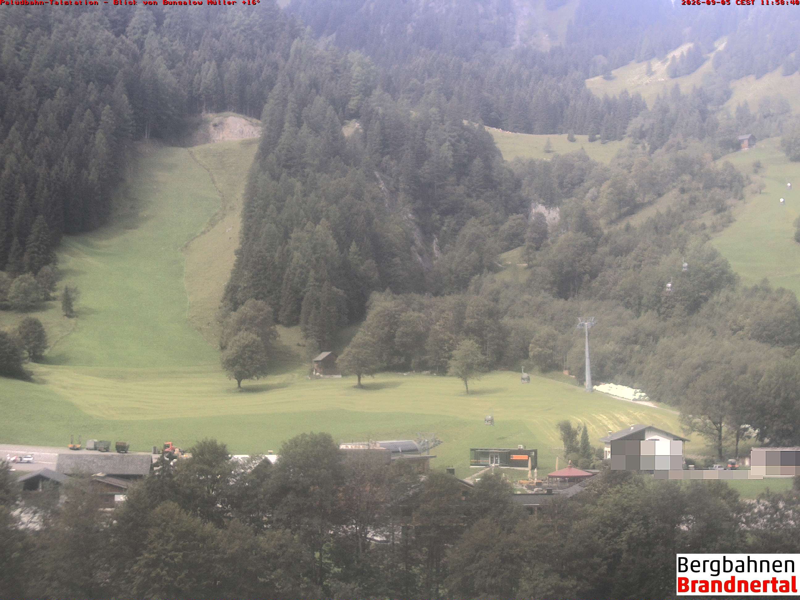 Blick auf Palüdbahn von Bungalow Müller