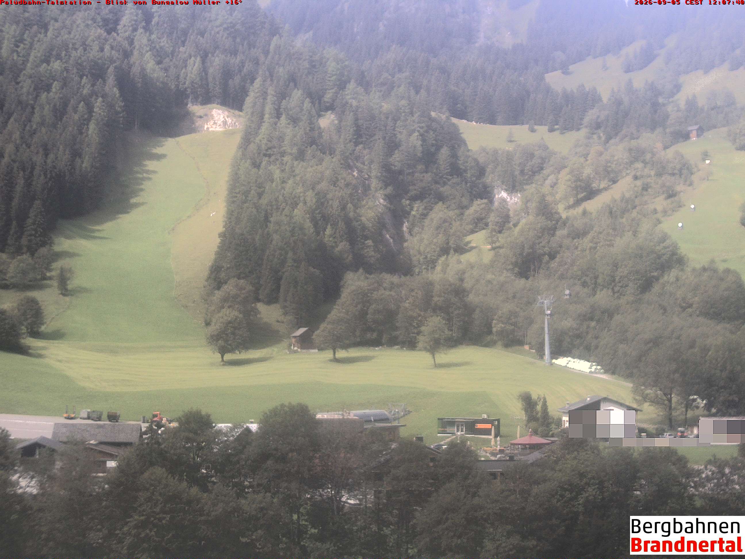 Blick auf Palüdbahn von Bungalow Müller