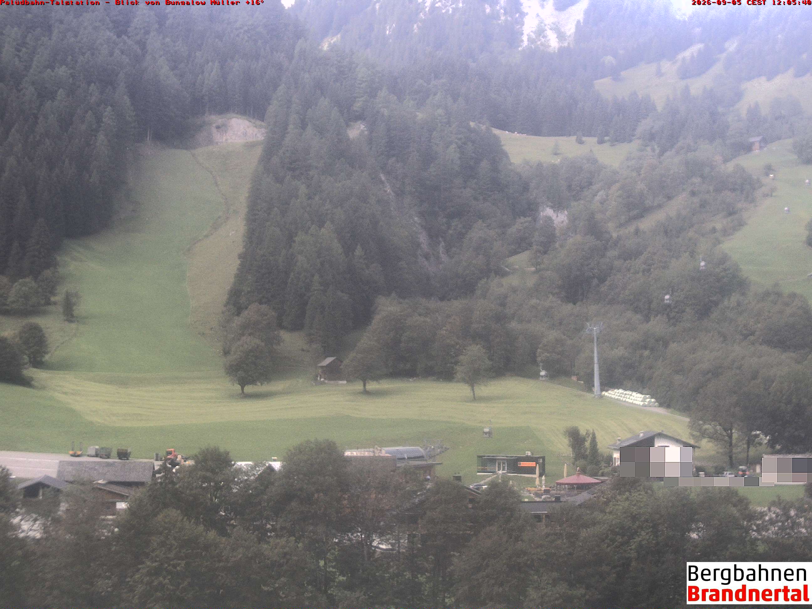 Blick auf Palüdbahn von Bungalow Müller