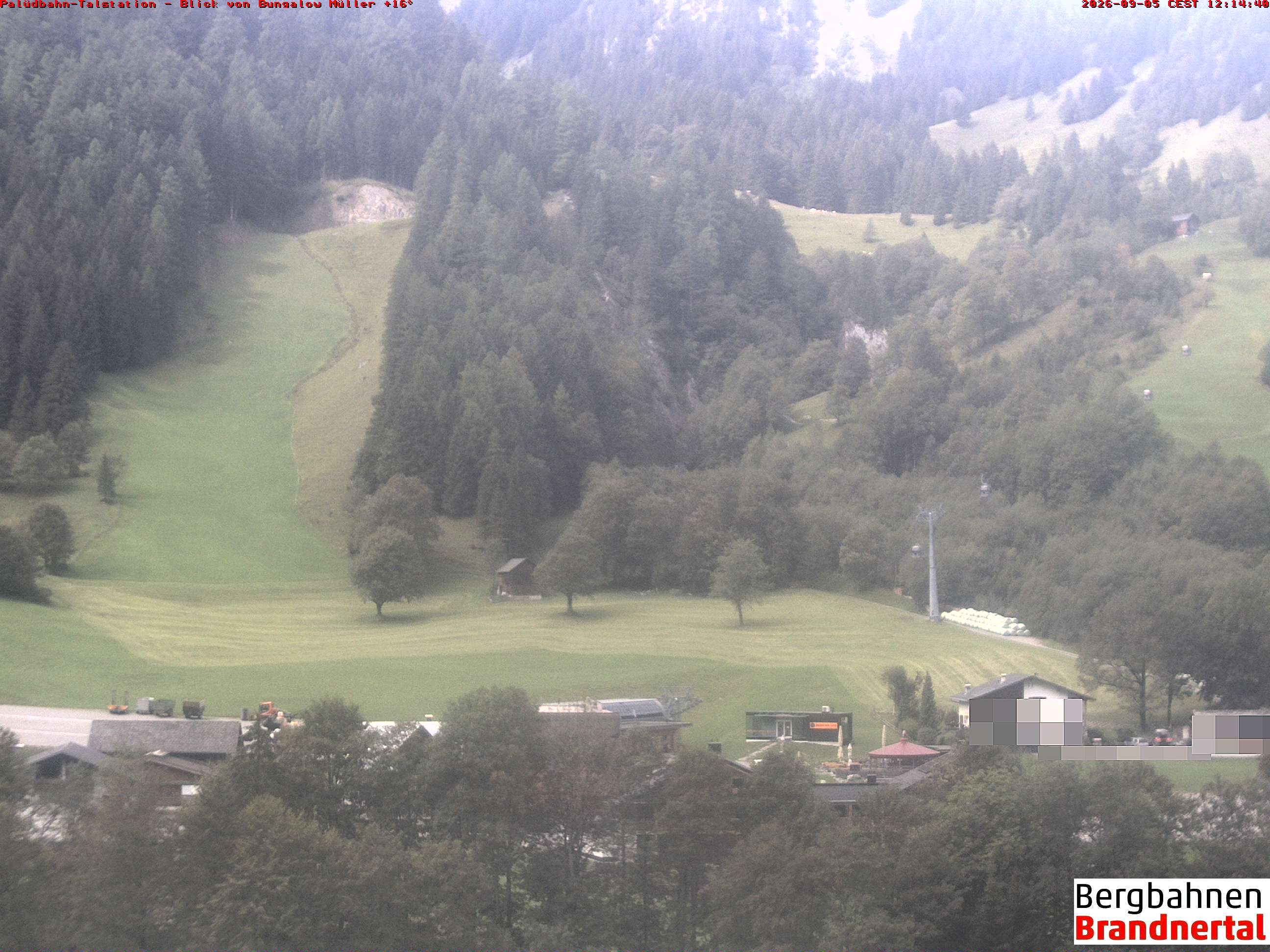 Blick auf Palüdbahn von Bungalow Müller