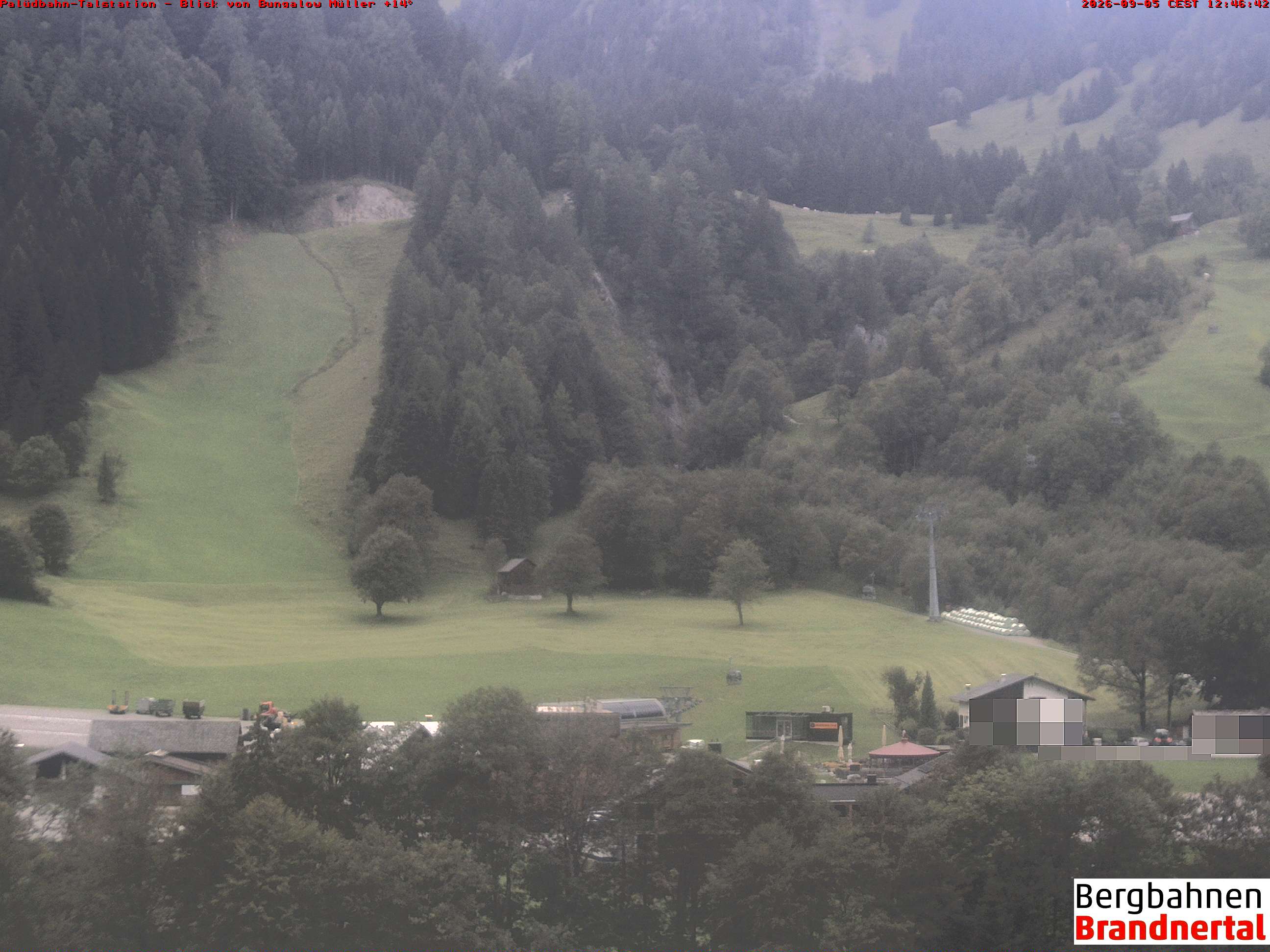 Blick auf Palüdbahn von Bungalow Müller