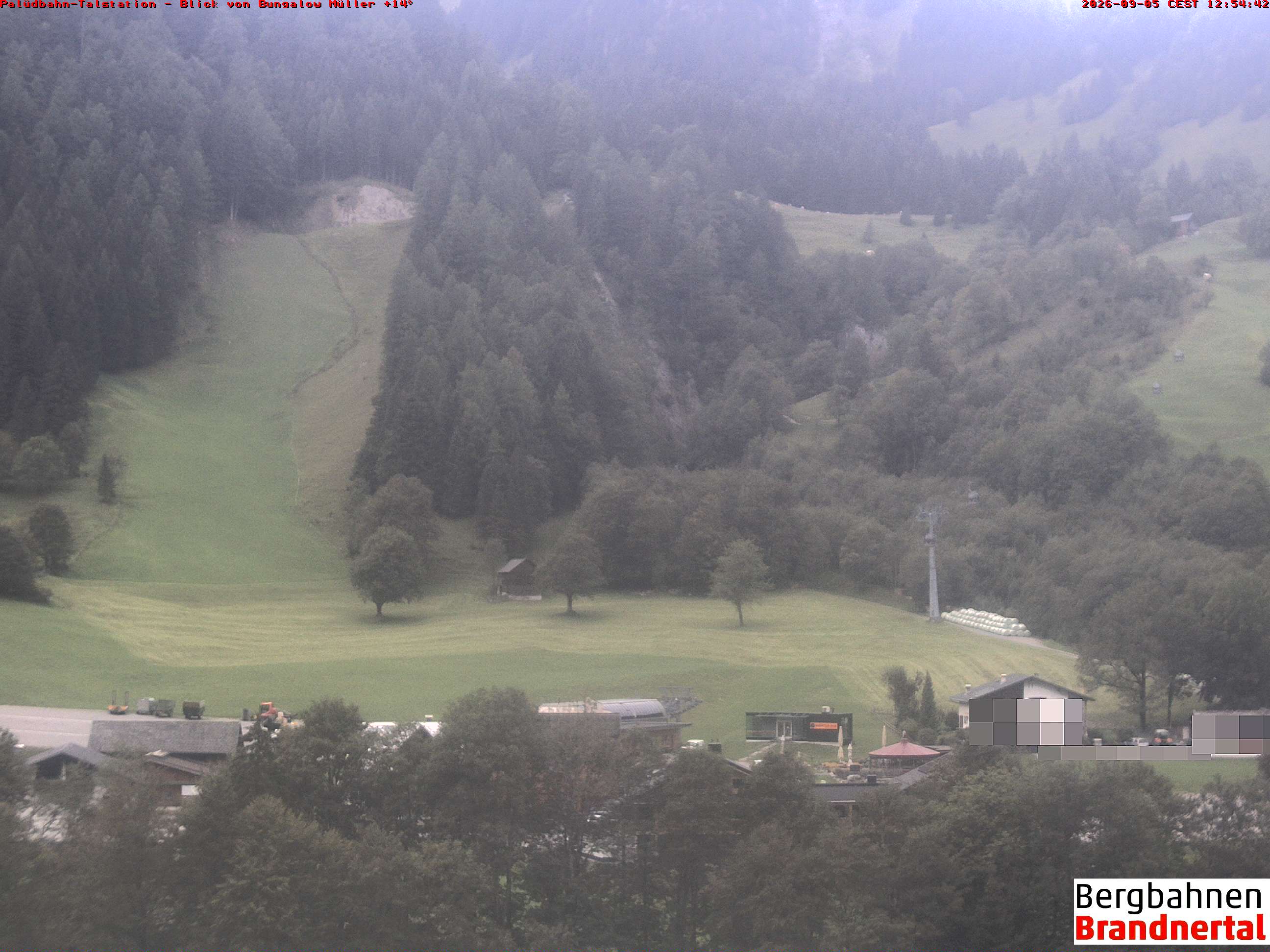 Blick auf Palüdbahn von Bungalow Müller