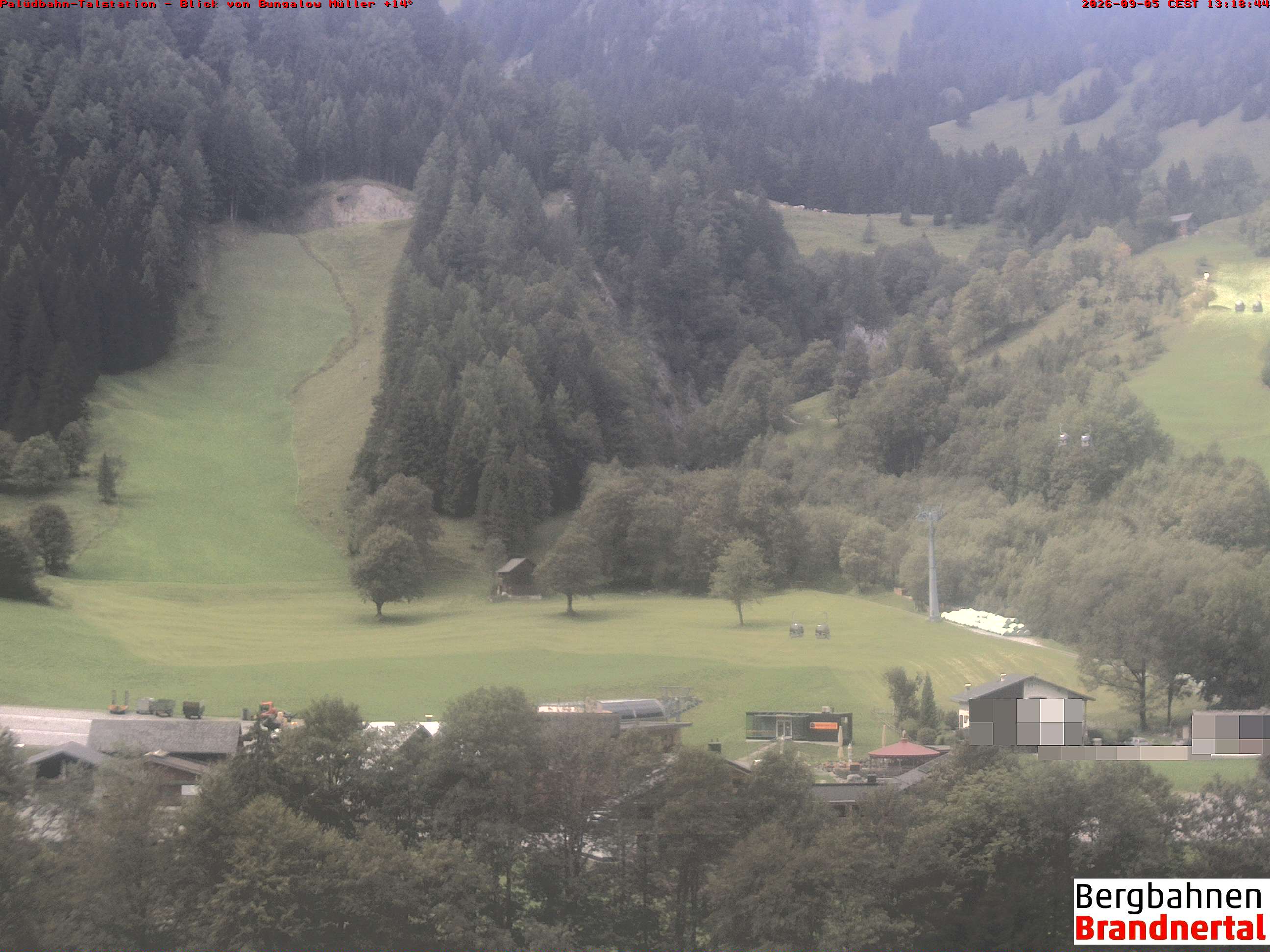 Blick auf Palüdbahn von Bungalow Müller