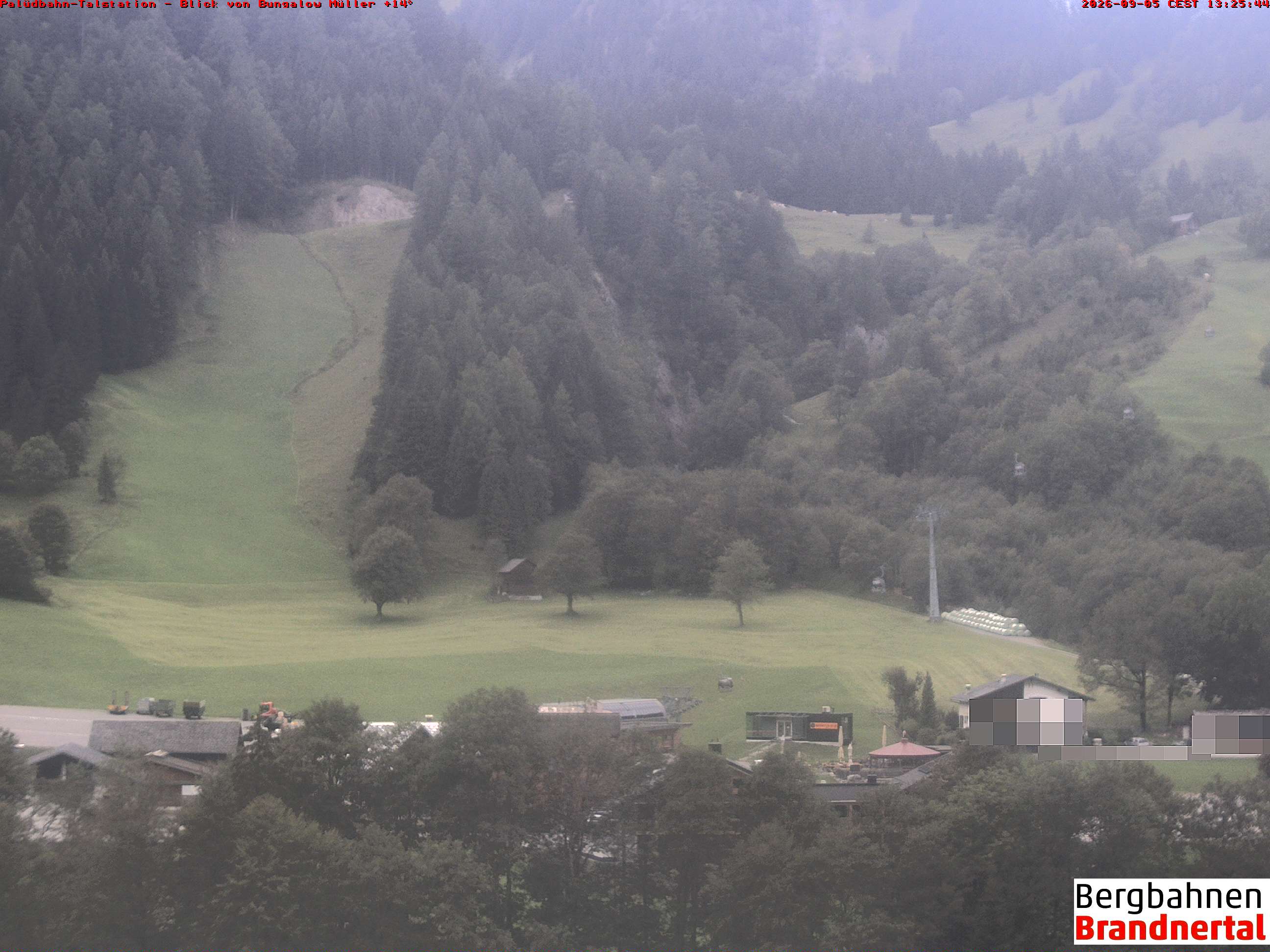 Blick auf Palüdbahn von Bungalow Müller