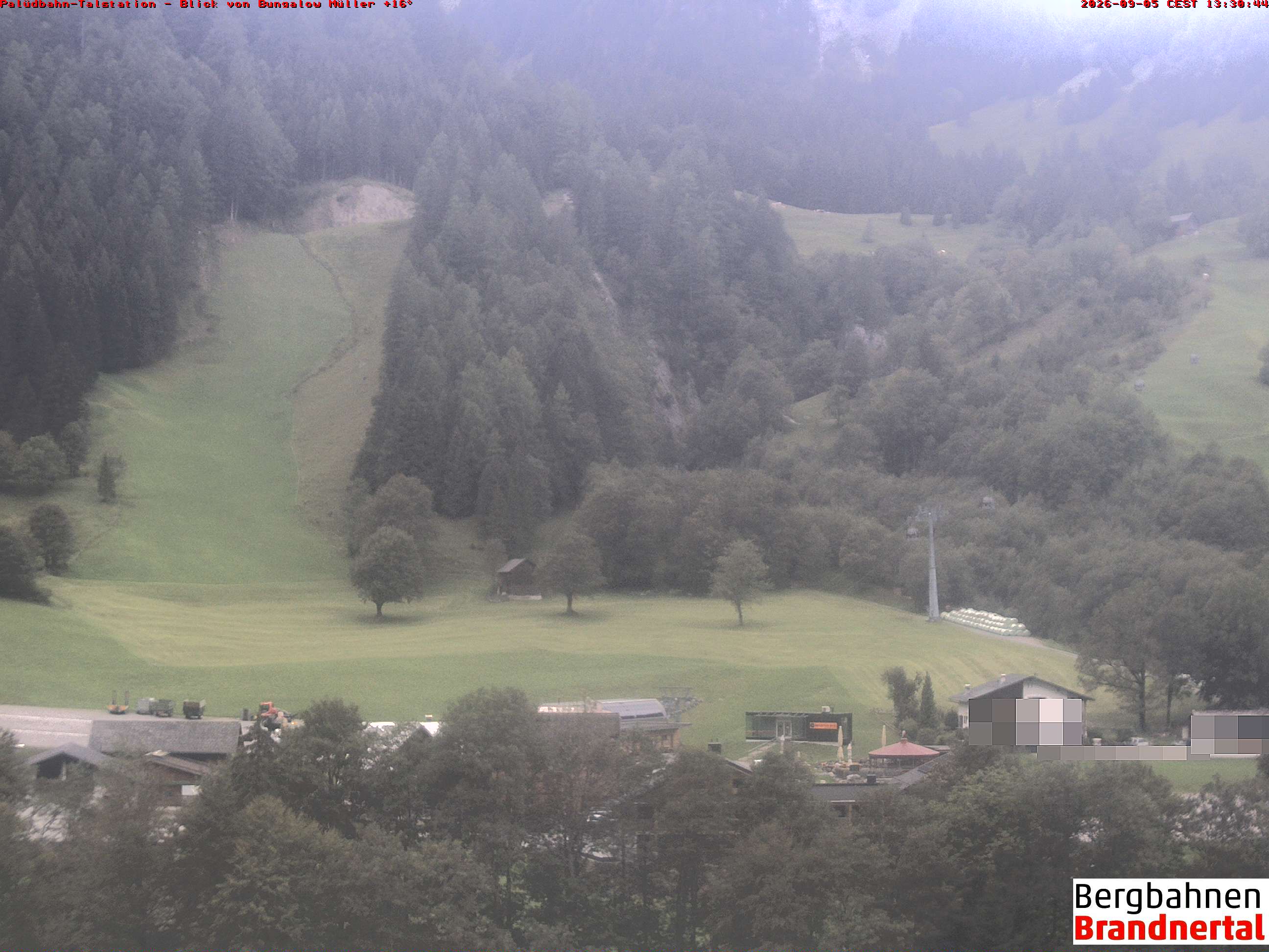 Blick auf Palüdbahn von Bungalow Müller