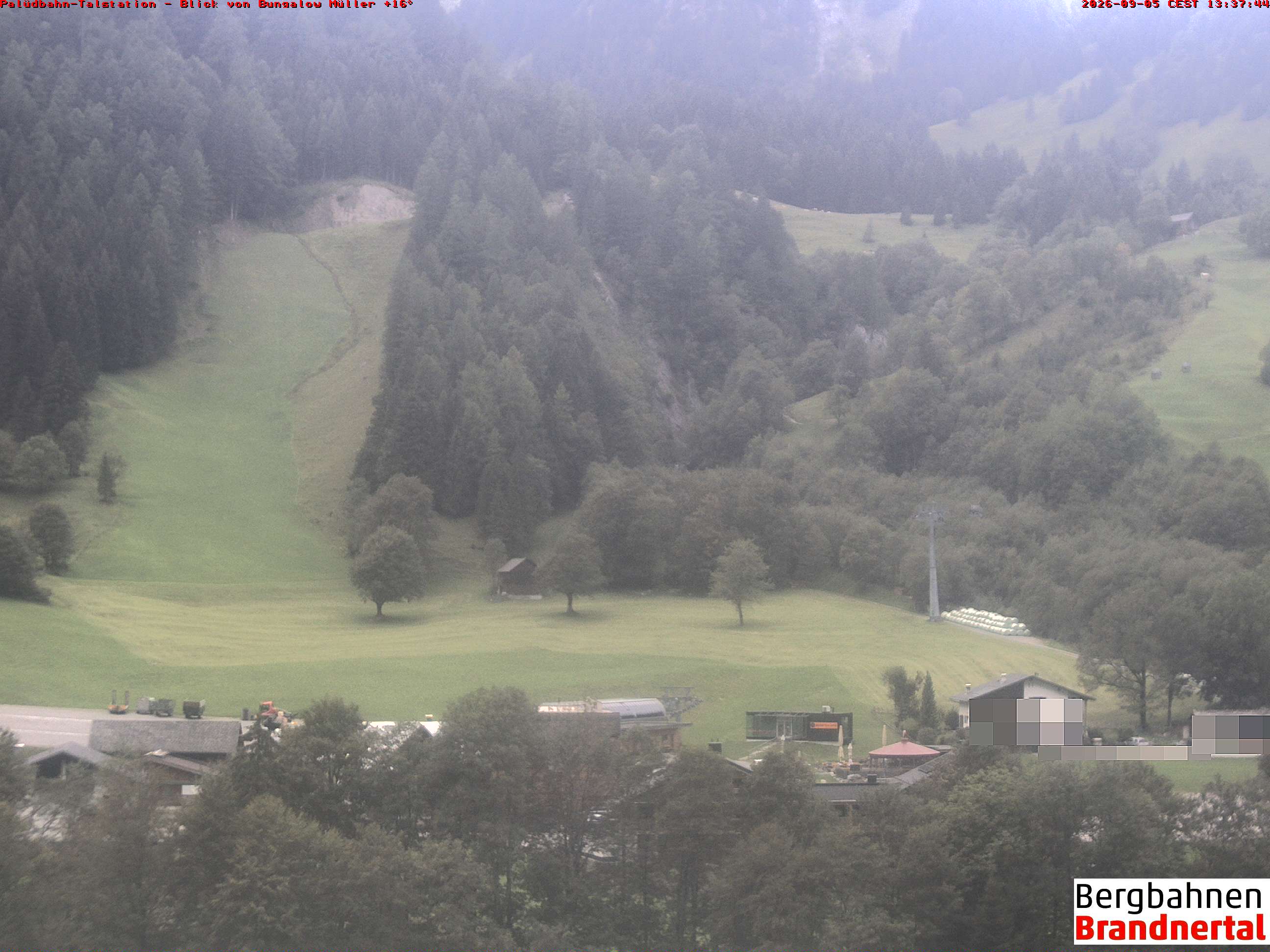 Blick auf Palüdbahn von Bungalow Müller