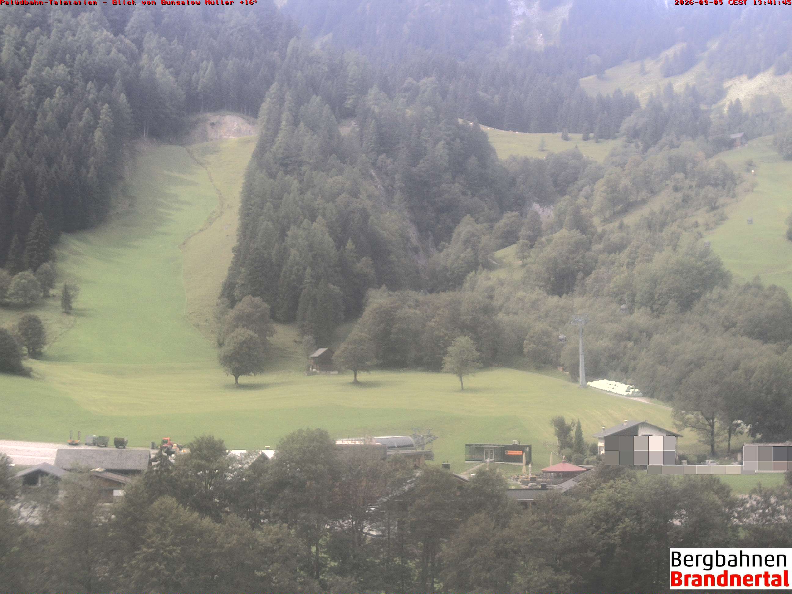 Blick auf Palüdbahn von Bungalow Müller