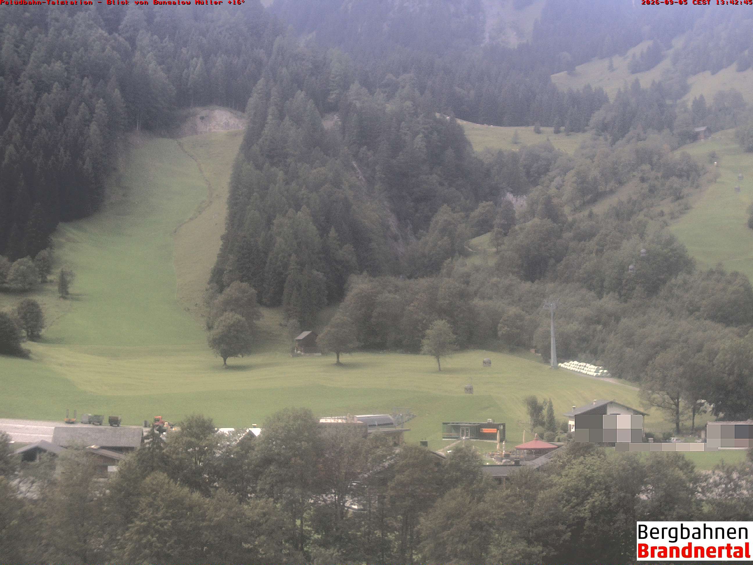 Blick auf Palüdbahn von Bungalow Müller