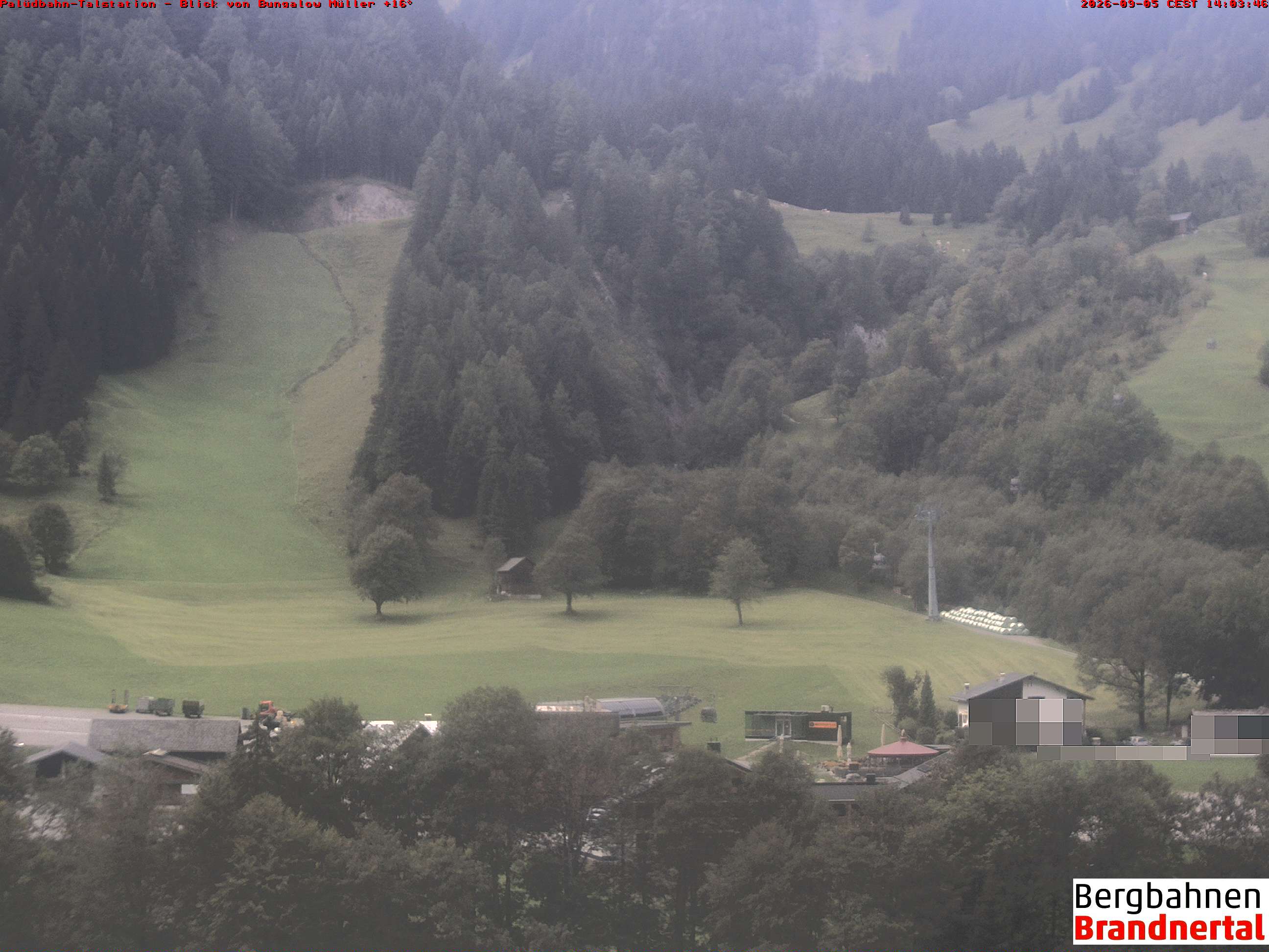 Blick auf Palüdbahn von Bungalow Müller