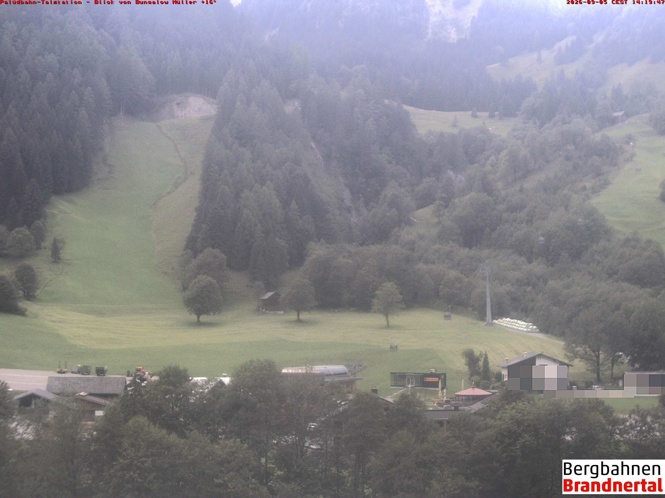 Blick auf Palüdbahn von Bungalow Müller