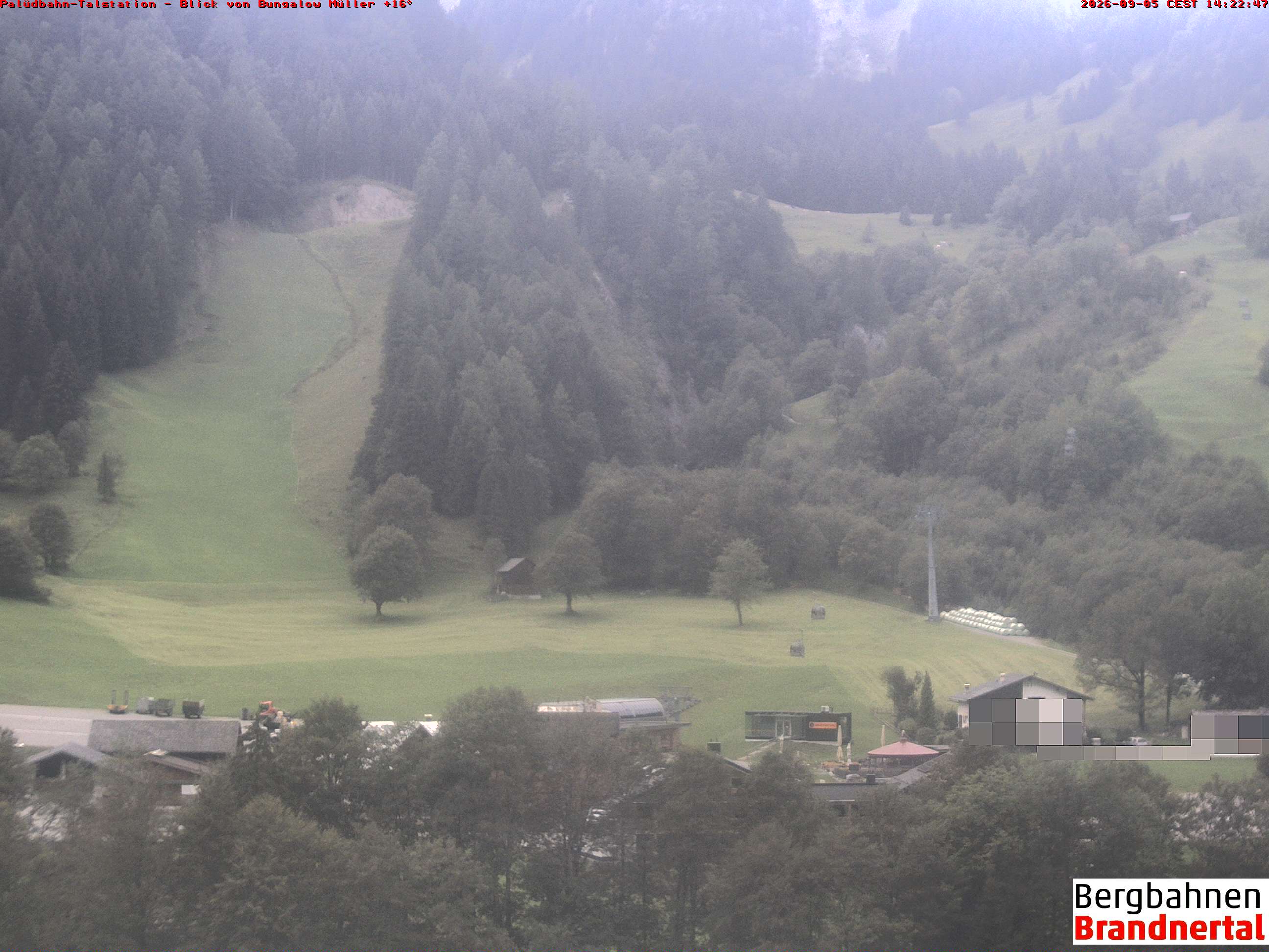 Blick auf Palüdbahn von Bungalow Müller