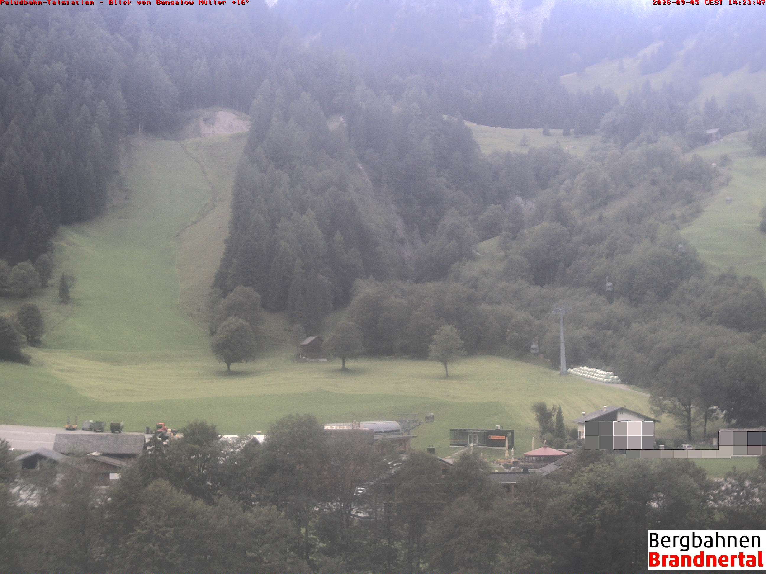 Blick auf Palüdbahn von Bungalow Müller