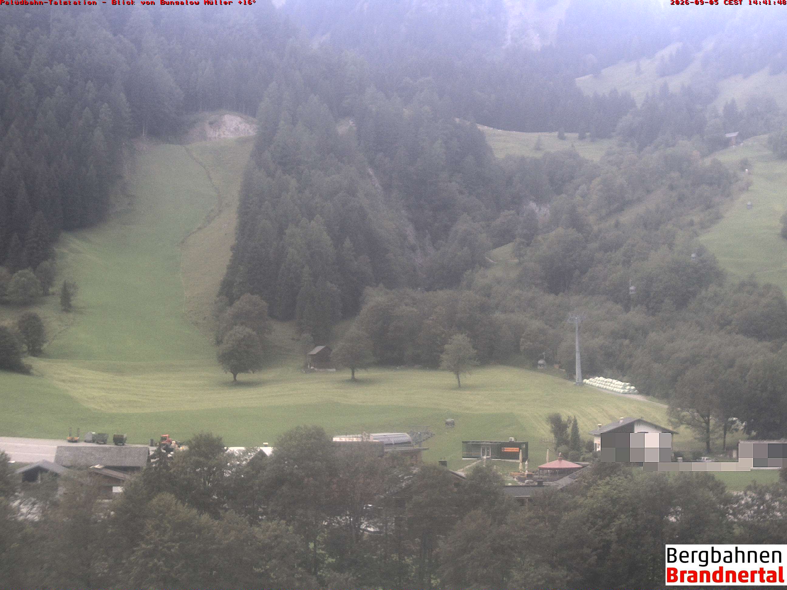 Blick auf Palüdbahn von Bungalow Müller