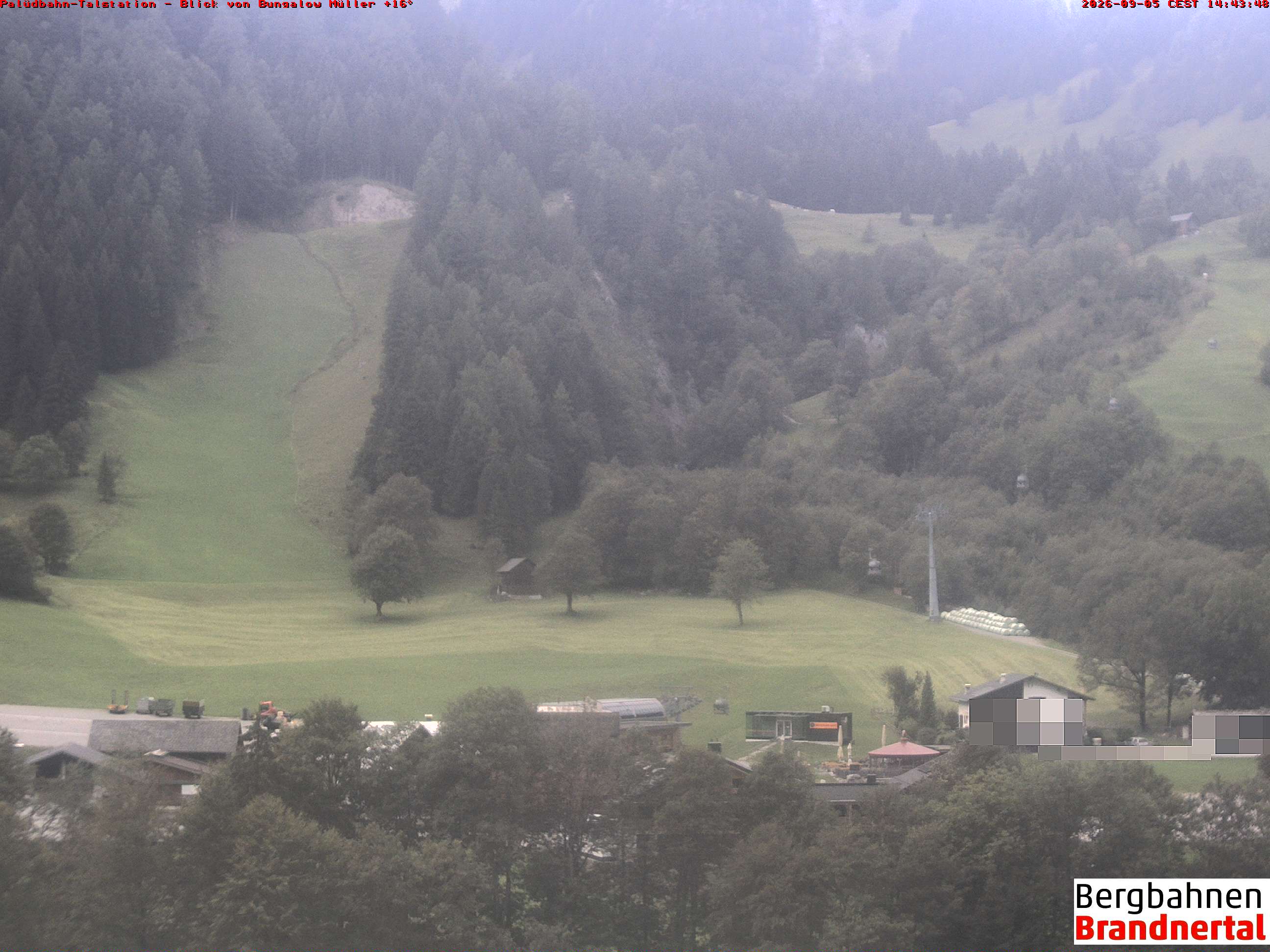 Blick auf Palüdbahn von Bungalow Müller