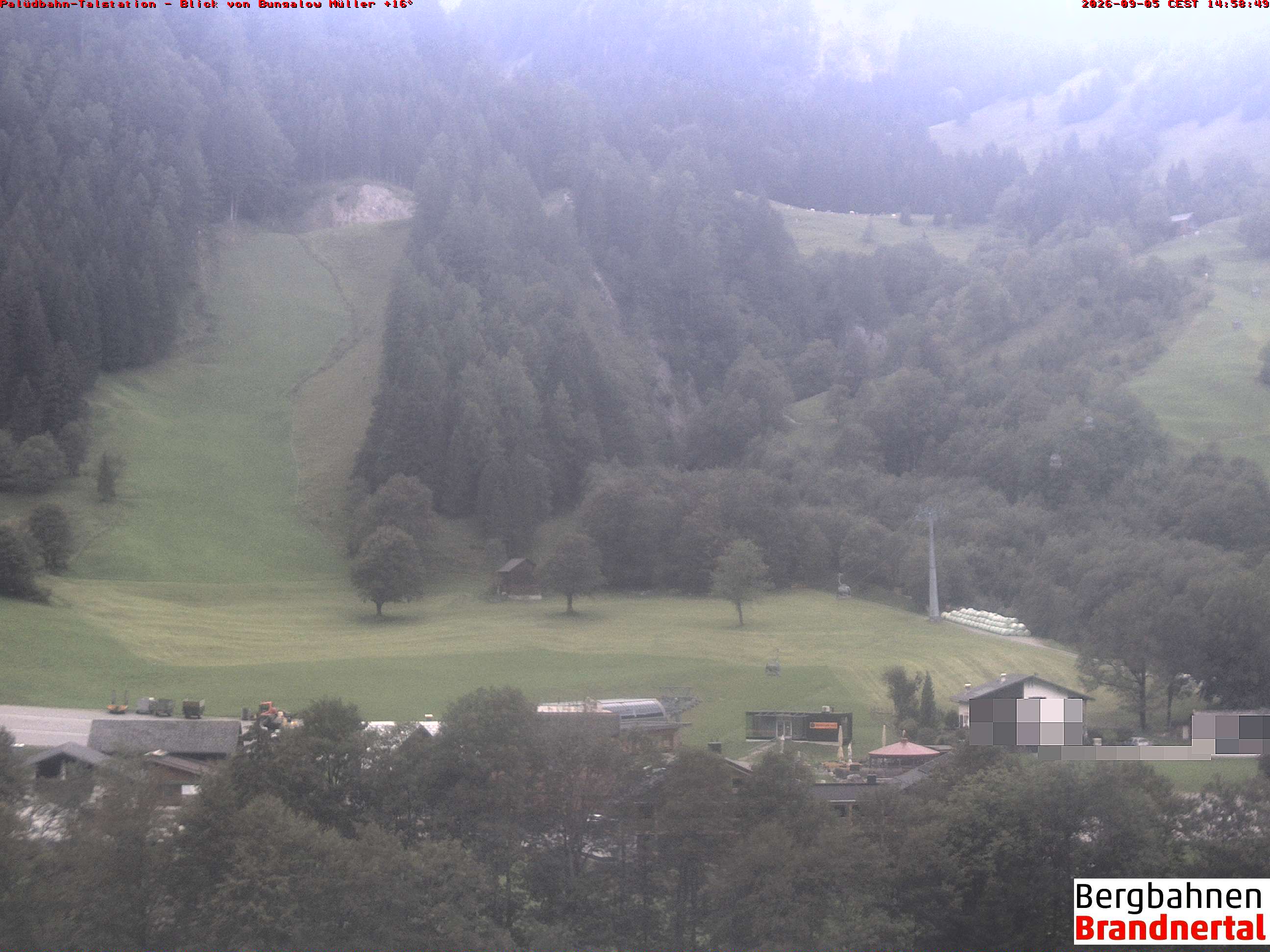 Blick auf Palüdbahn von Bungalow Müller