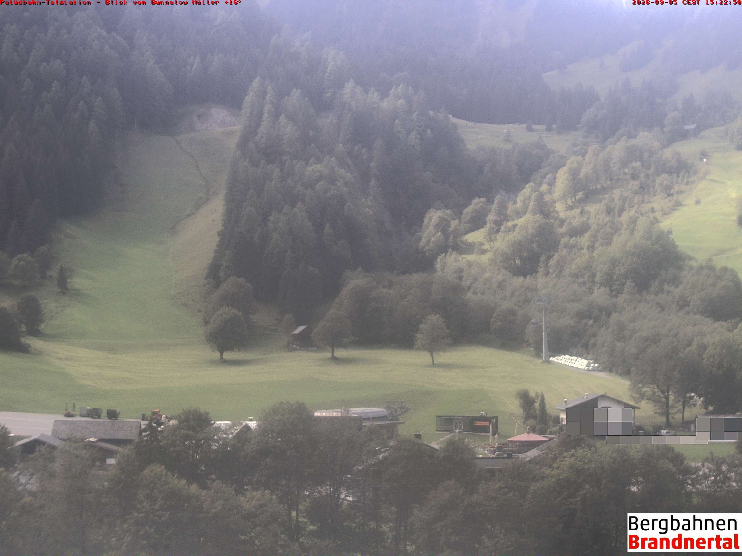 Blick auf Palüdbahn von Bungalow Müller