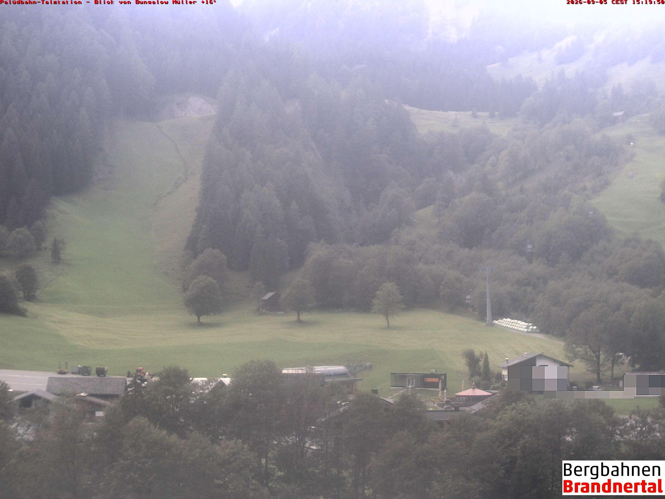 Blick auf Palüdbahn von Bungalow Müller