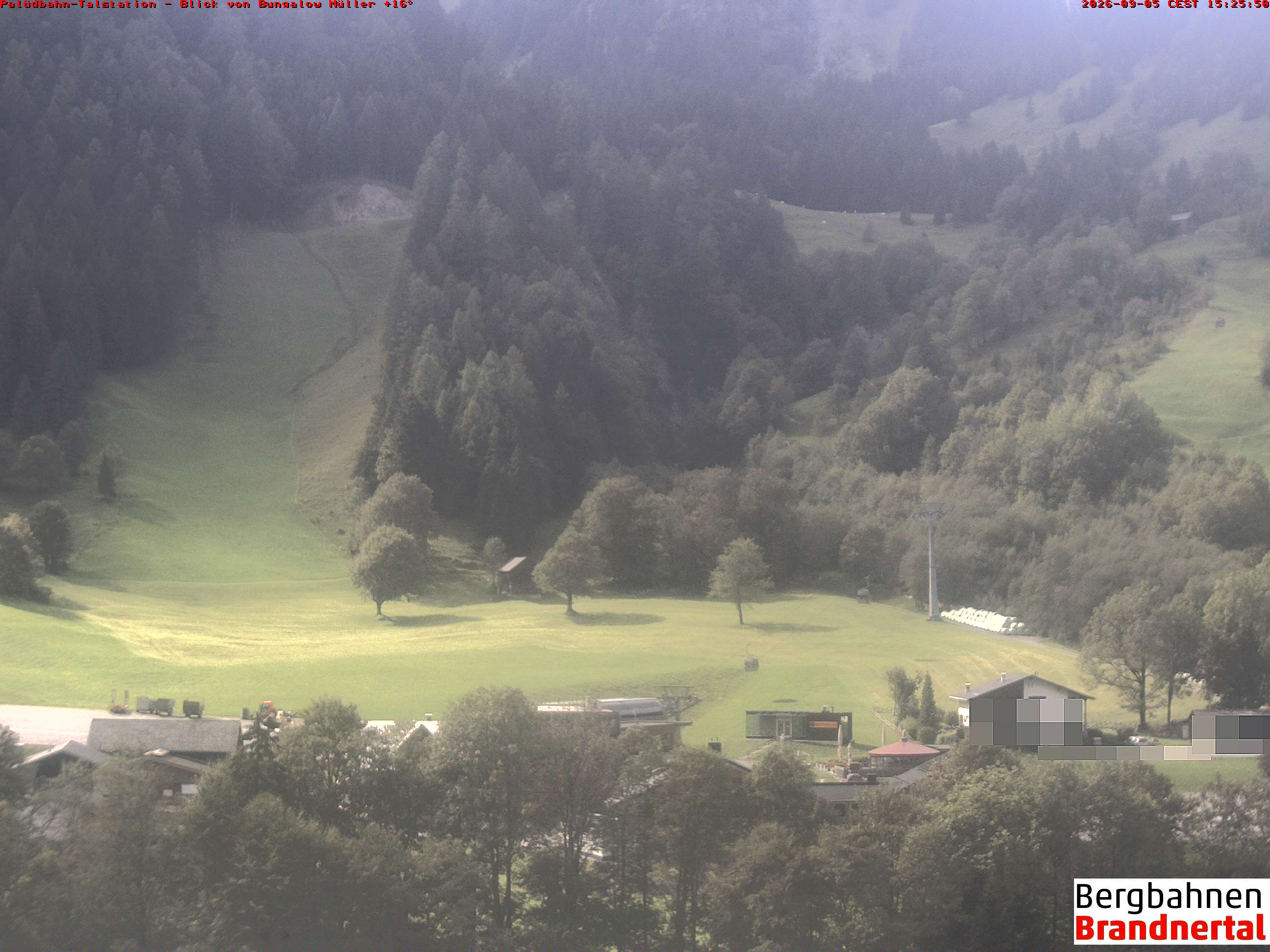 Blick auf Palüdbahn von Bungalow Müller