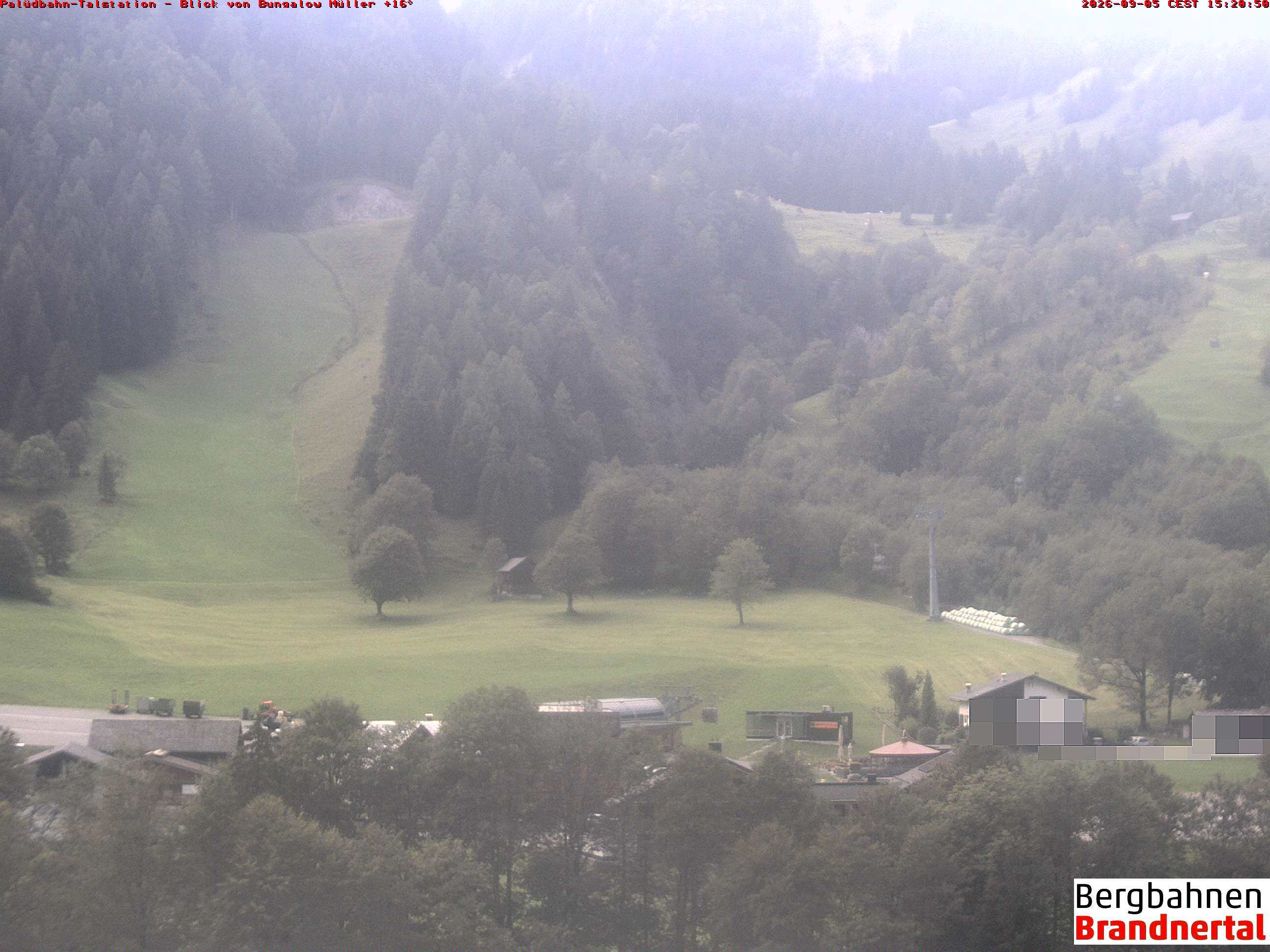 Blick auf Palüdbahn von Bungalow Müller
