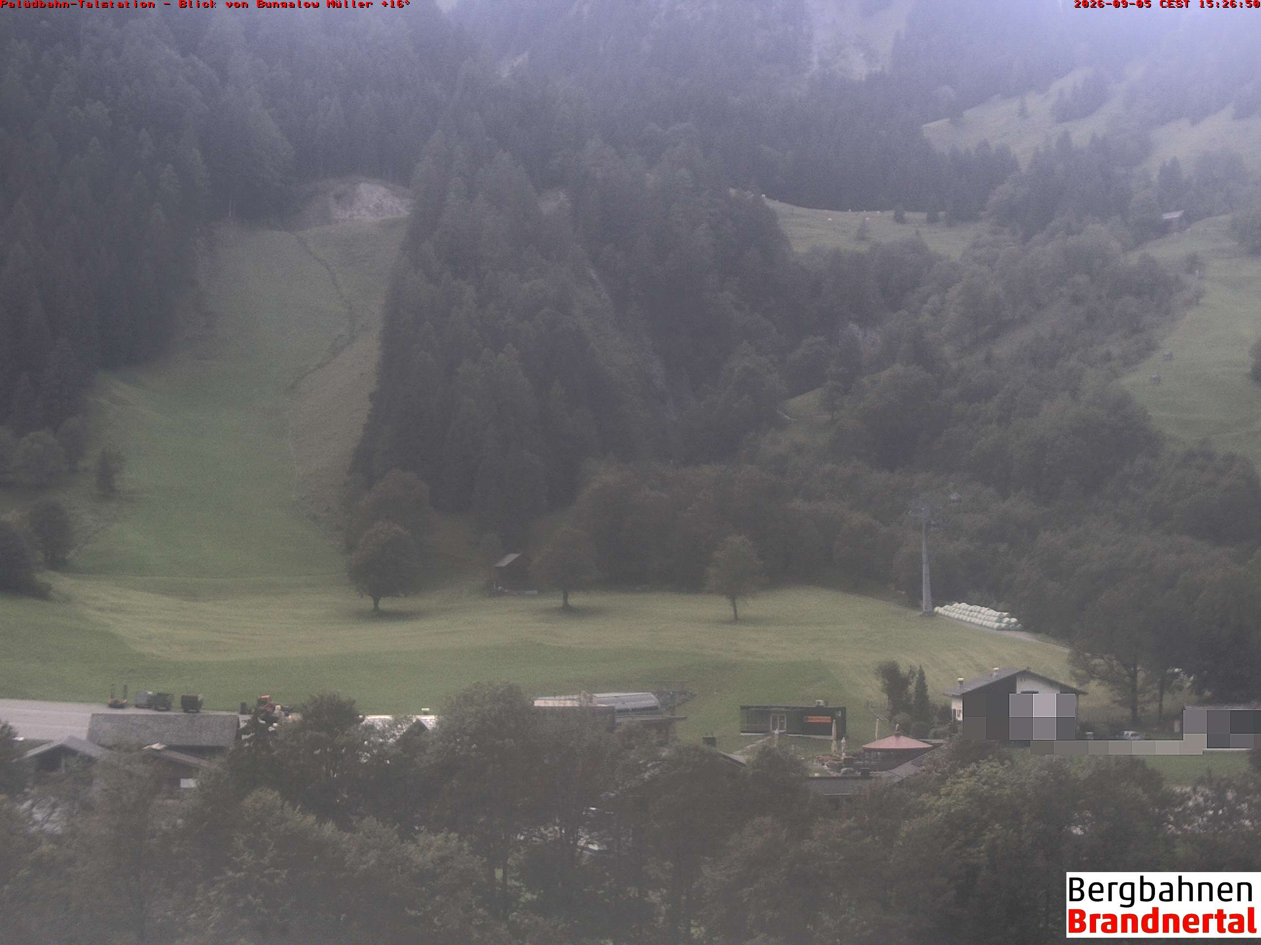 Blick auf Palüdbahn von Bungalow Müller