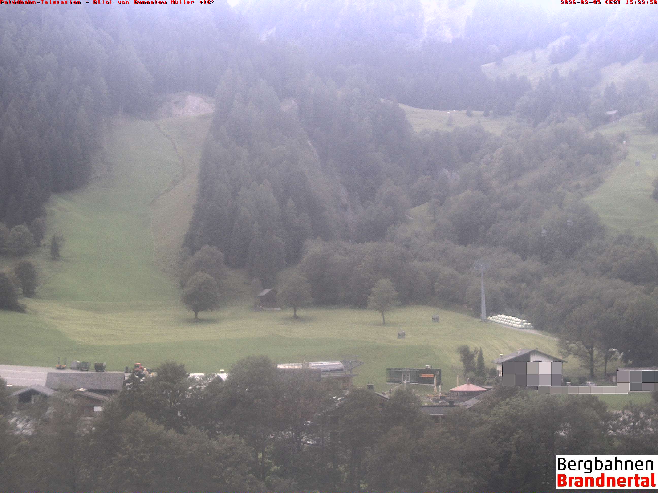 Blick auf Palüdbahn von Bungalow Müller