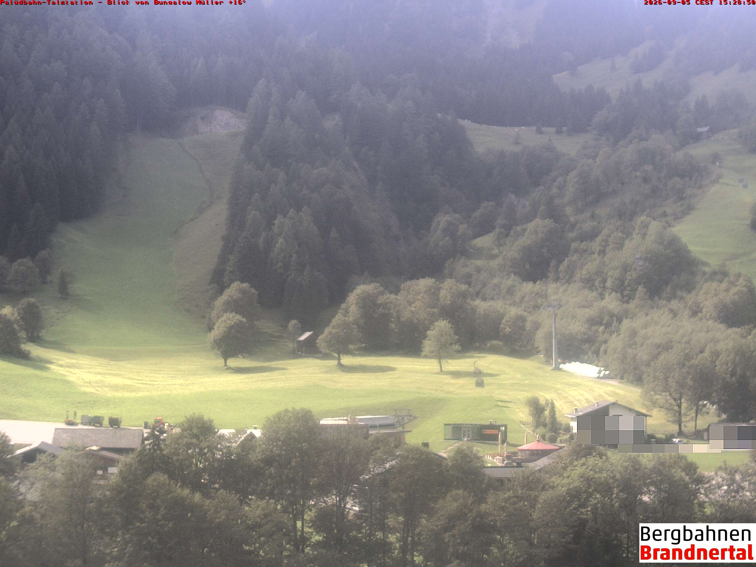 Blick auf Palüdbahn von Bungalow Müller