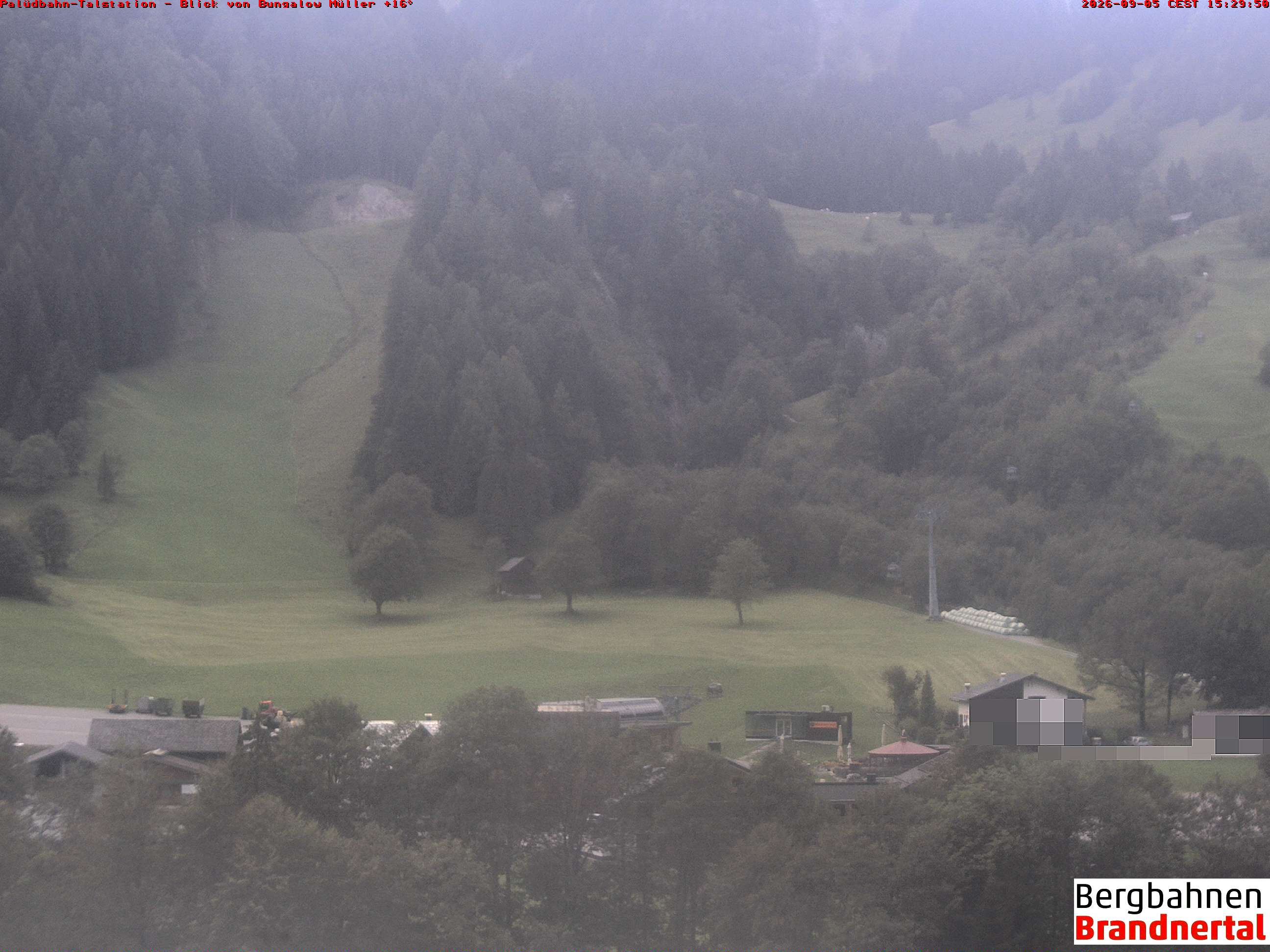 Blick auf Palüdbahn von Bungalow Müller