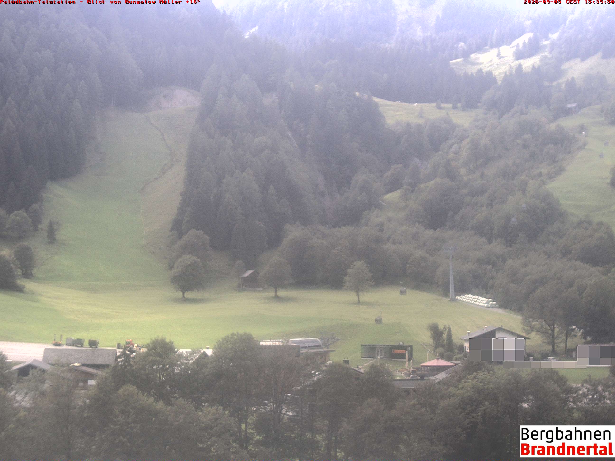 Blick auf Palüdbahn von Bungalow Müller