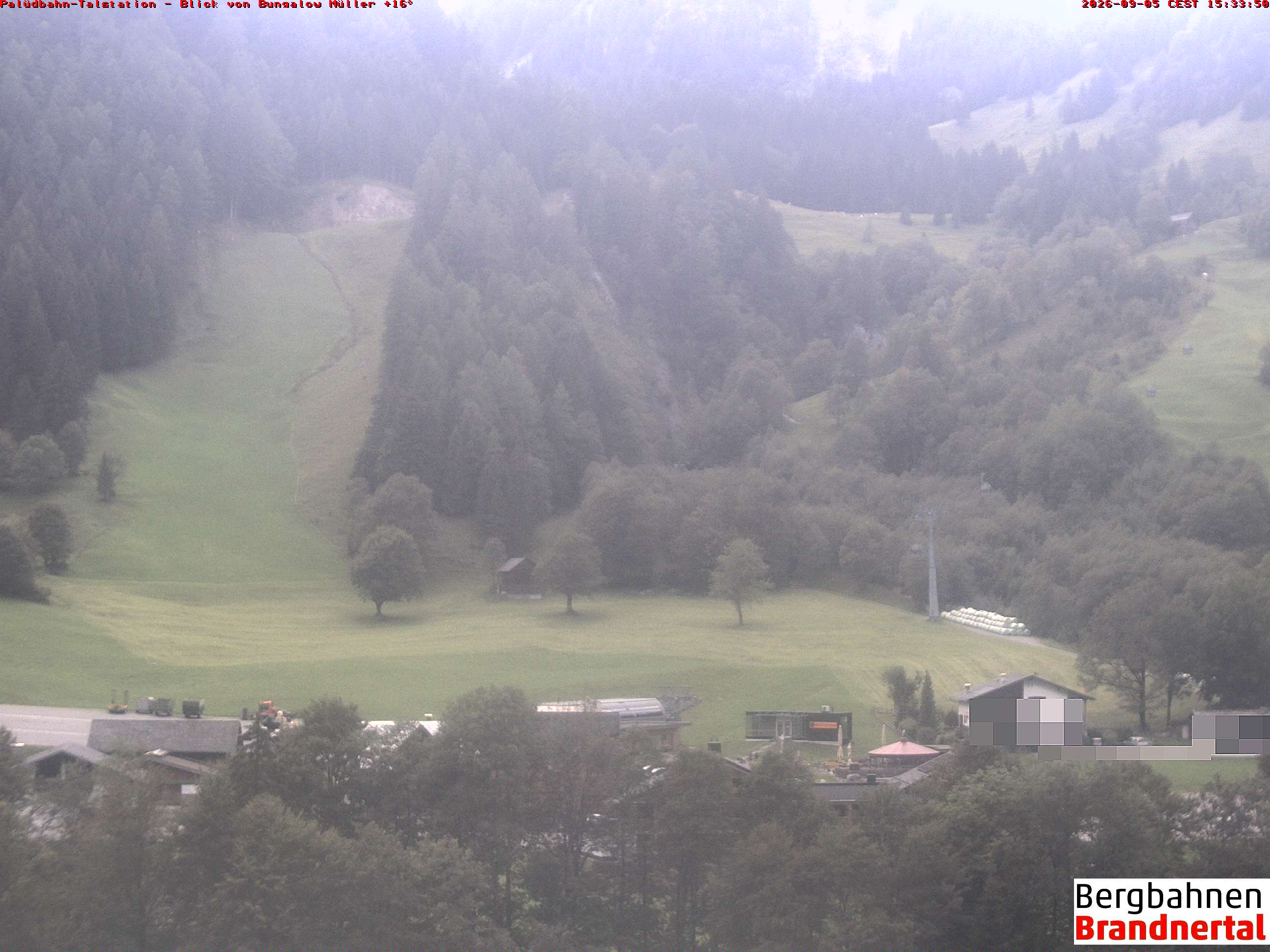 Blick auf Palüdbahn von Bungalow Müller