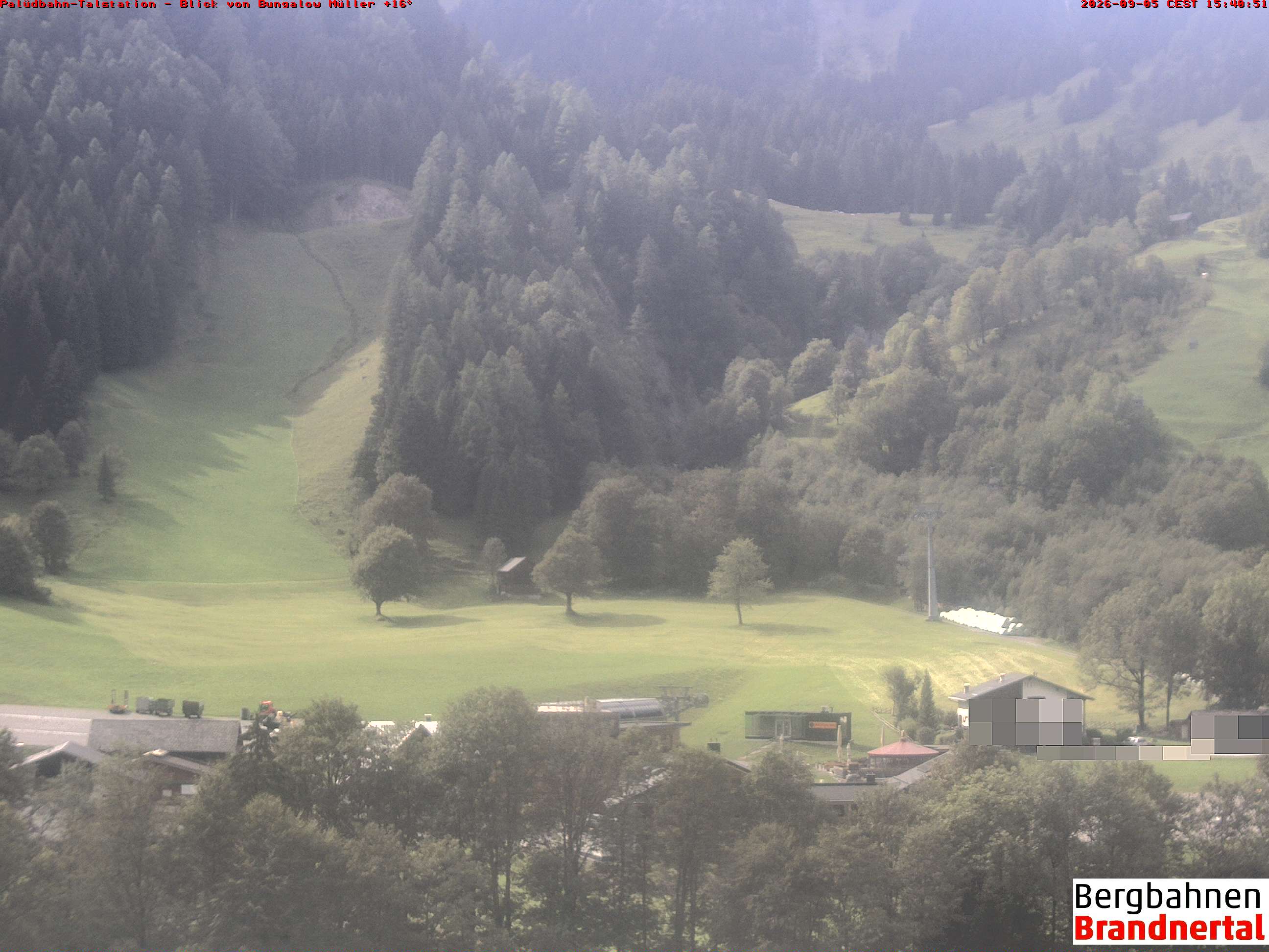 Blick auf Palüdbahn von Bungalow Müller