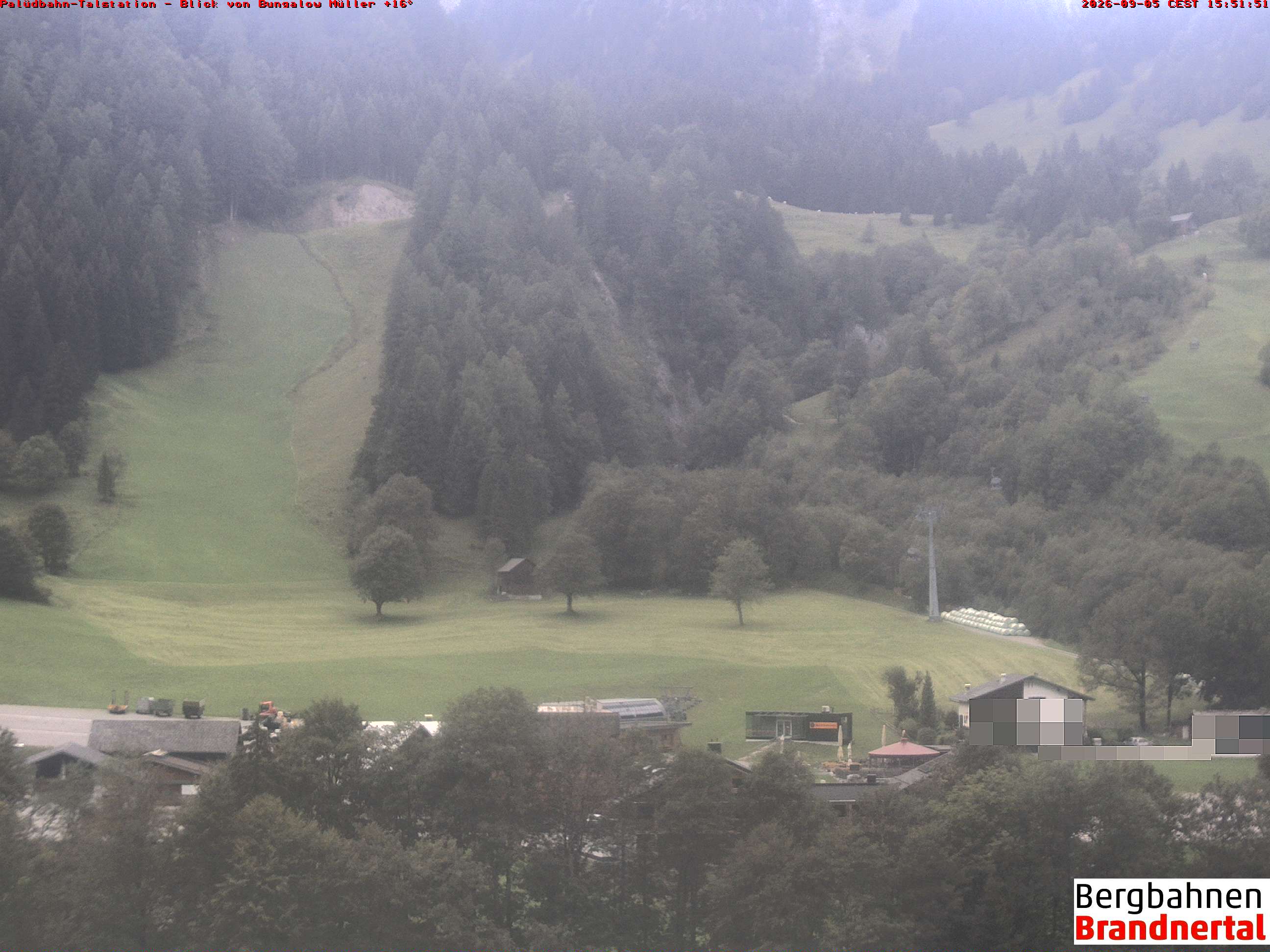 Blick auf Palüdbahn von Bungalow Müller