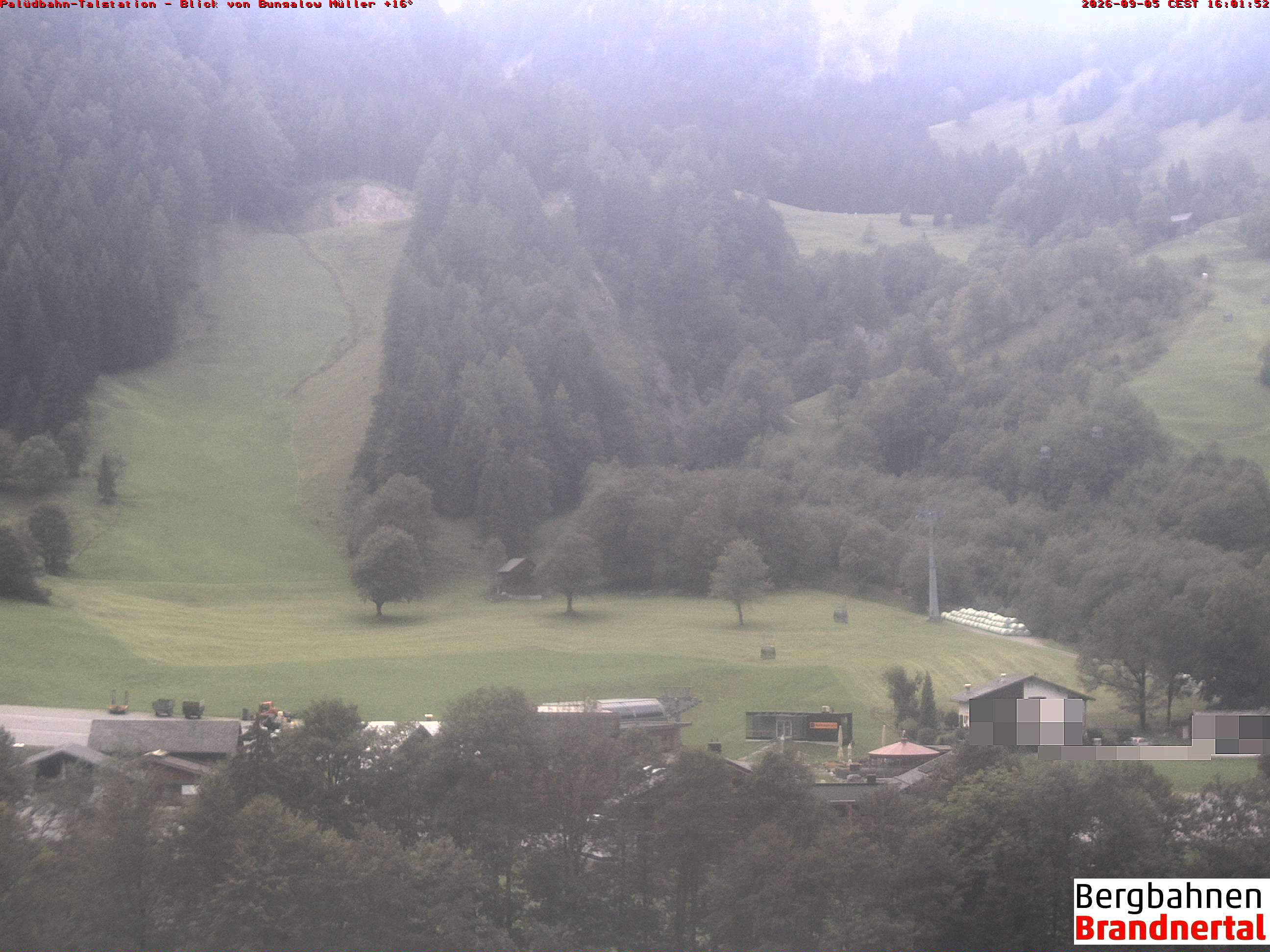Blick auf Palüdbahn von Bungalow Müller