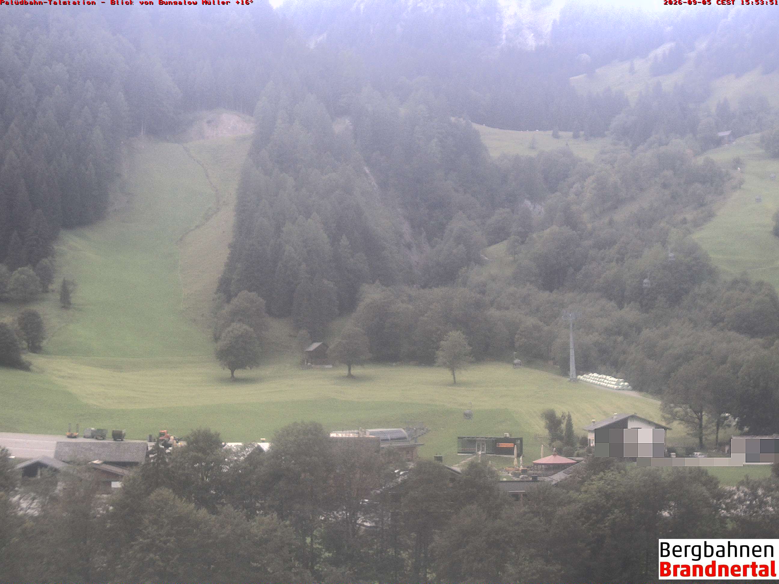 Blick auf Palüdbahn von Bungalow Müller