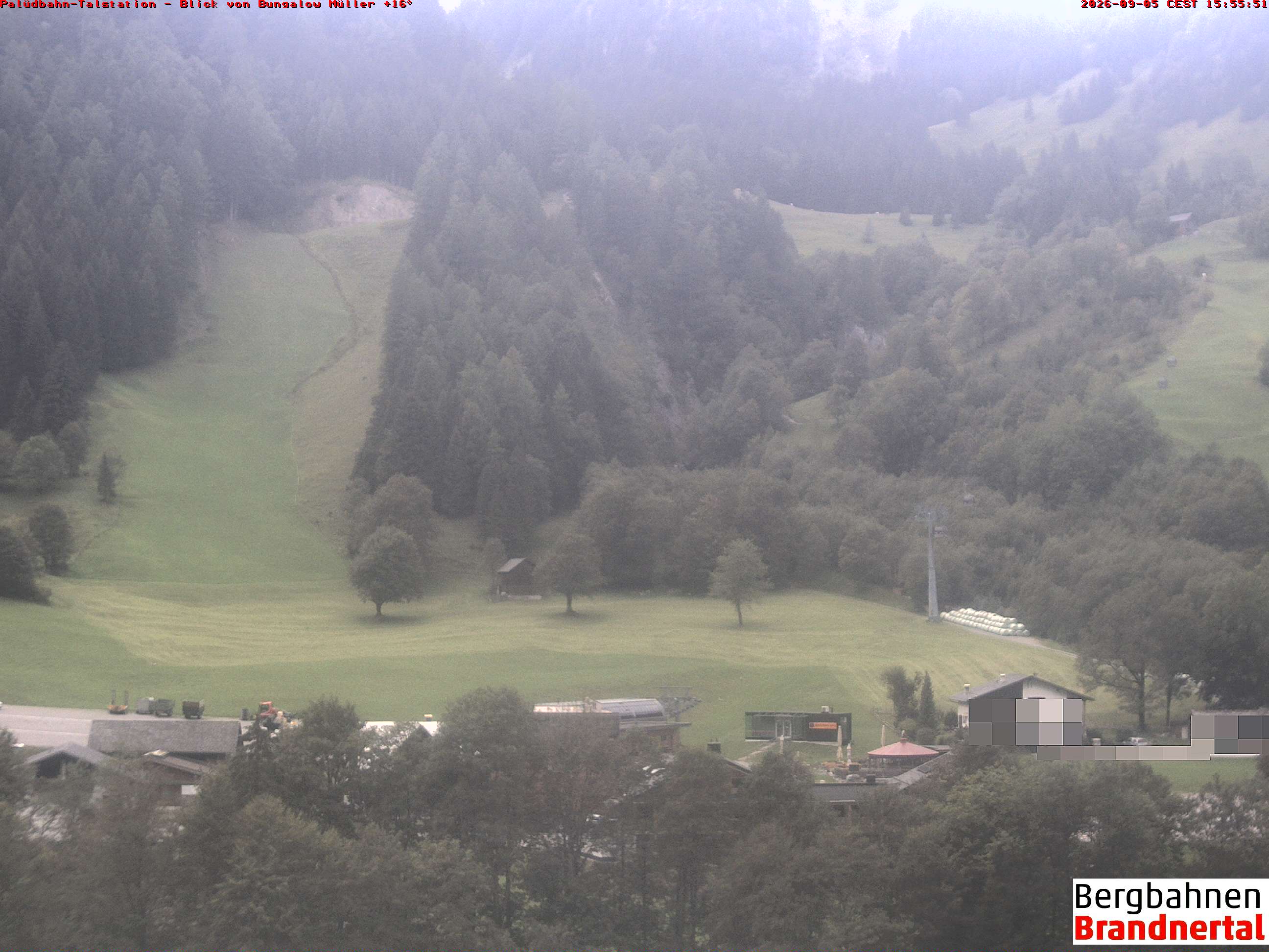 Blick auf Palüdbahn von Bungalow Müller