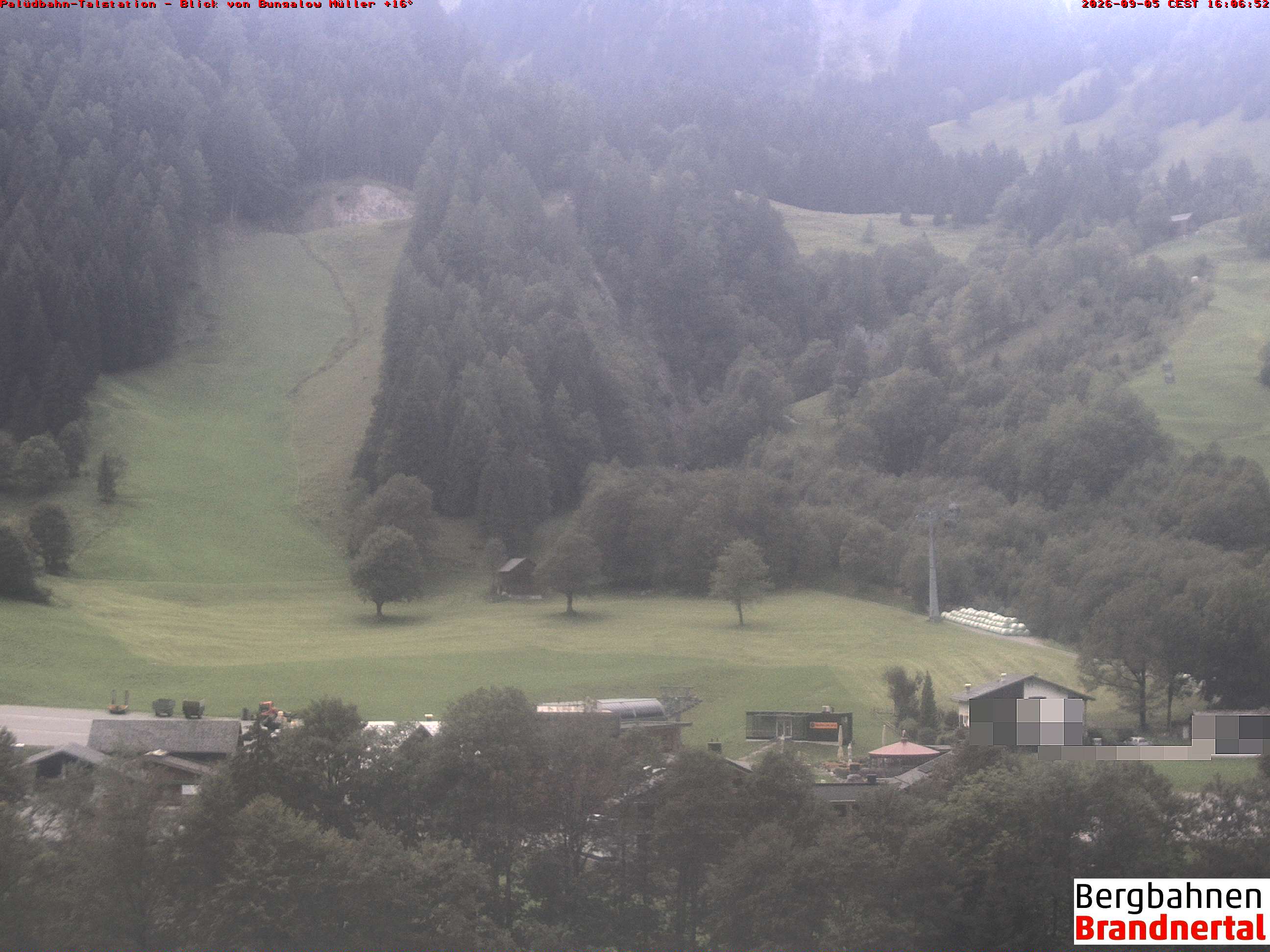 Blick auf Palüdbahn von Bungalow Müller