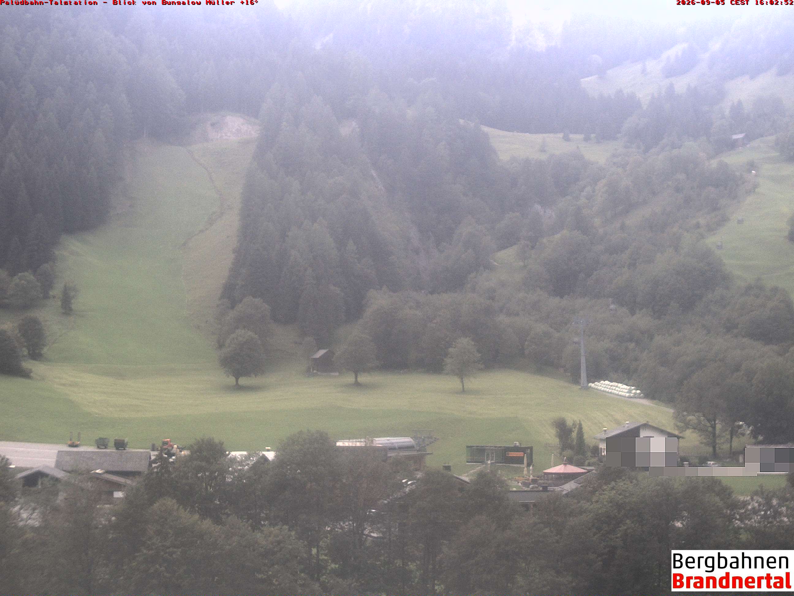 Blick auf Palüdbahn von Bungalow Müller