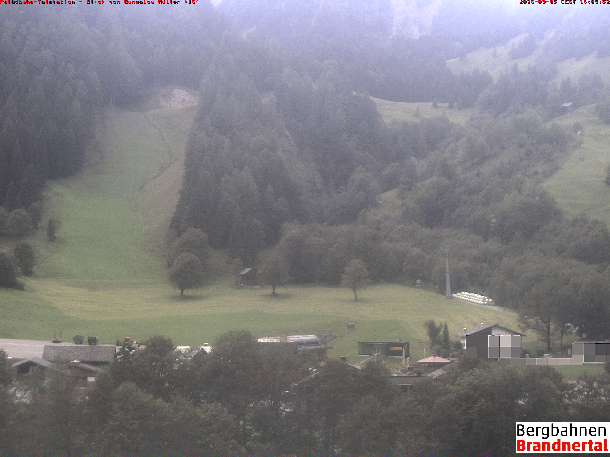 Blick auf Palüdbahn von Bungalow Müller