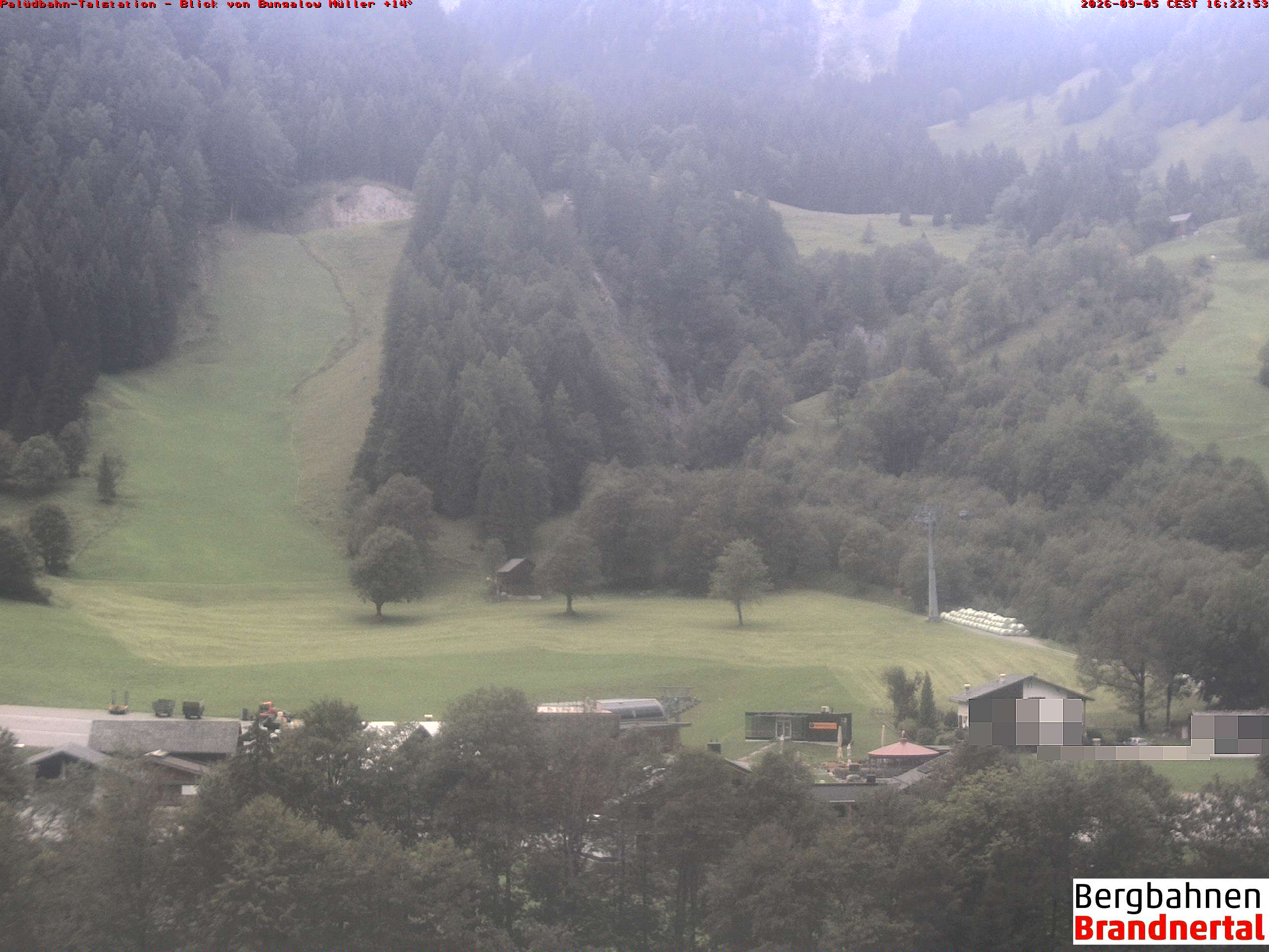 Blick auf Palüdbahn von Bungalow Müller