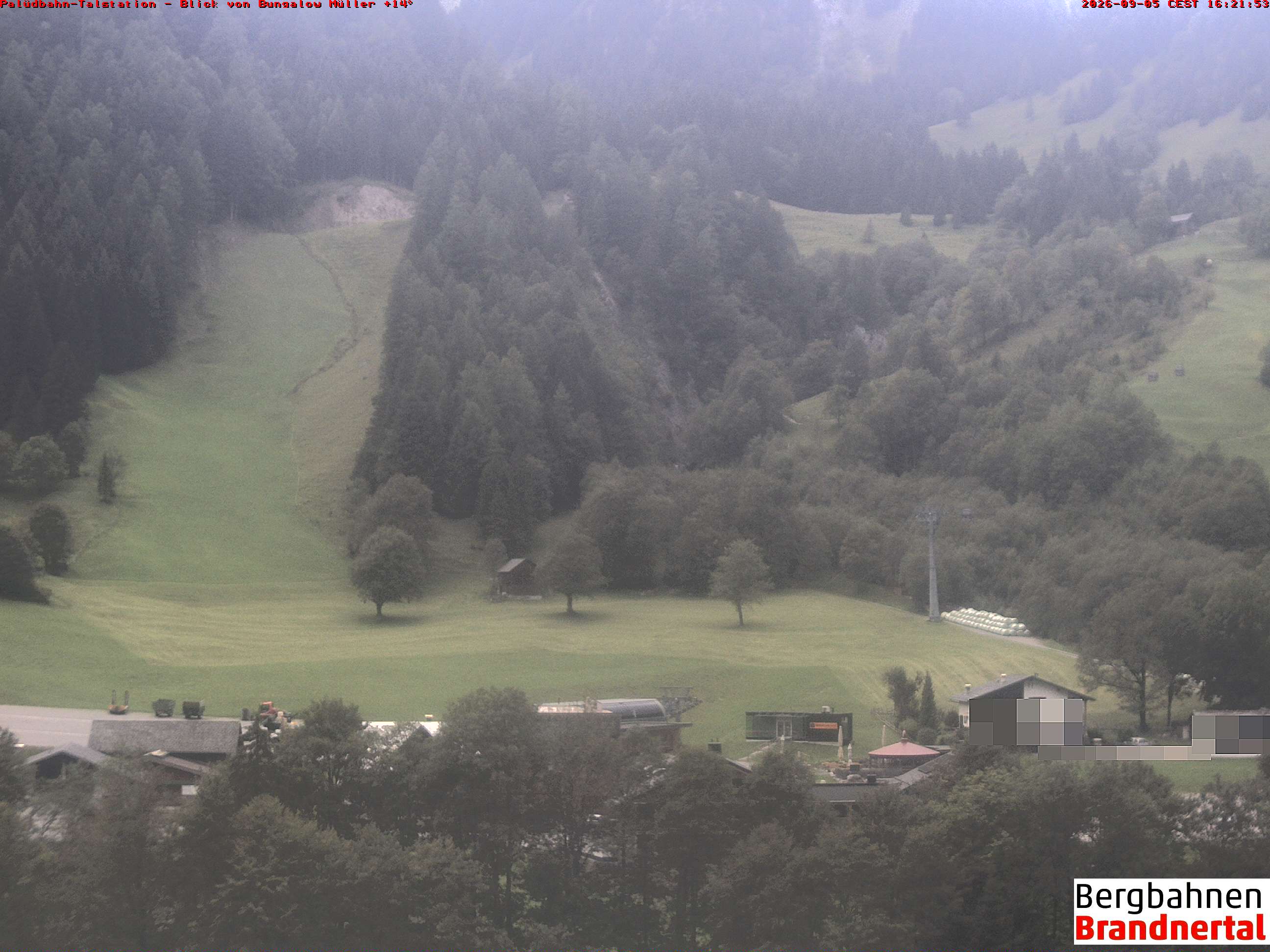 Blick auf Palüdbahn von Bungalow Müller