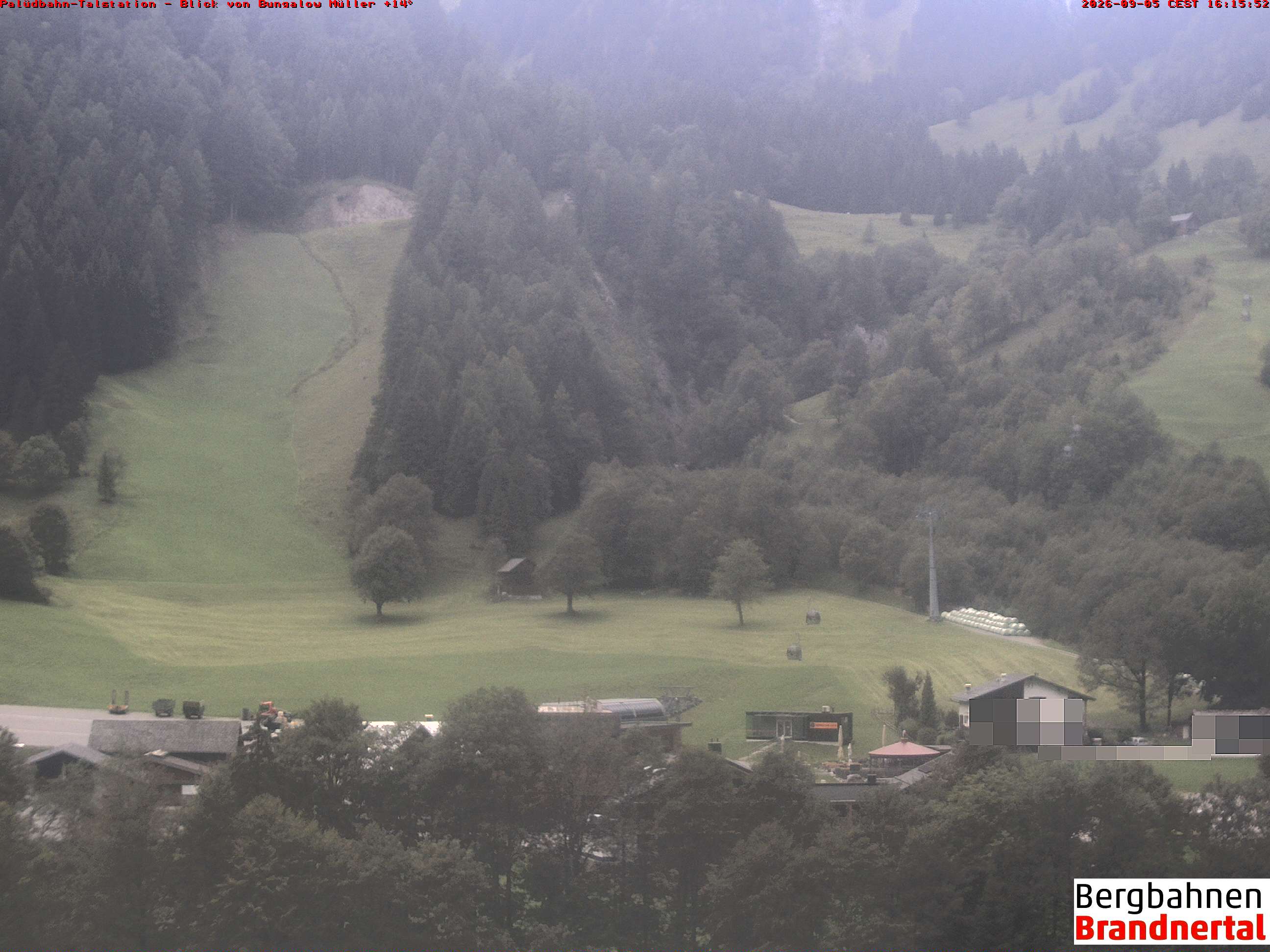 Blick auf Palüdbahn von Bungalow Müller