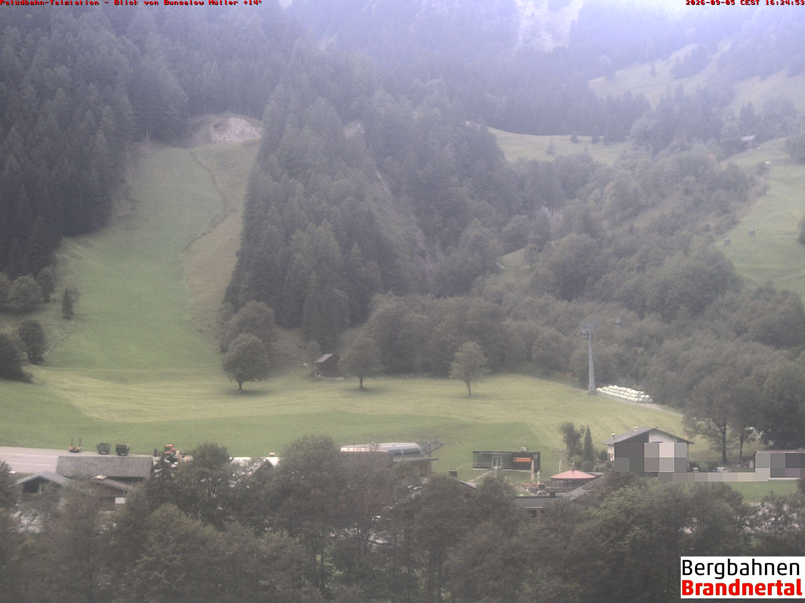 Blick auf Palüdbahn von Bungalow Müller