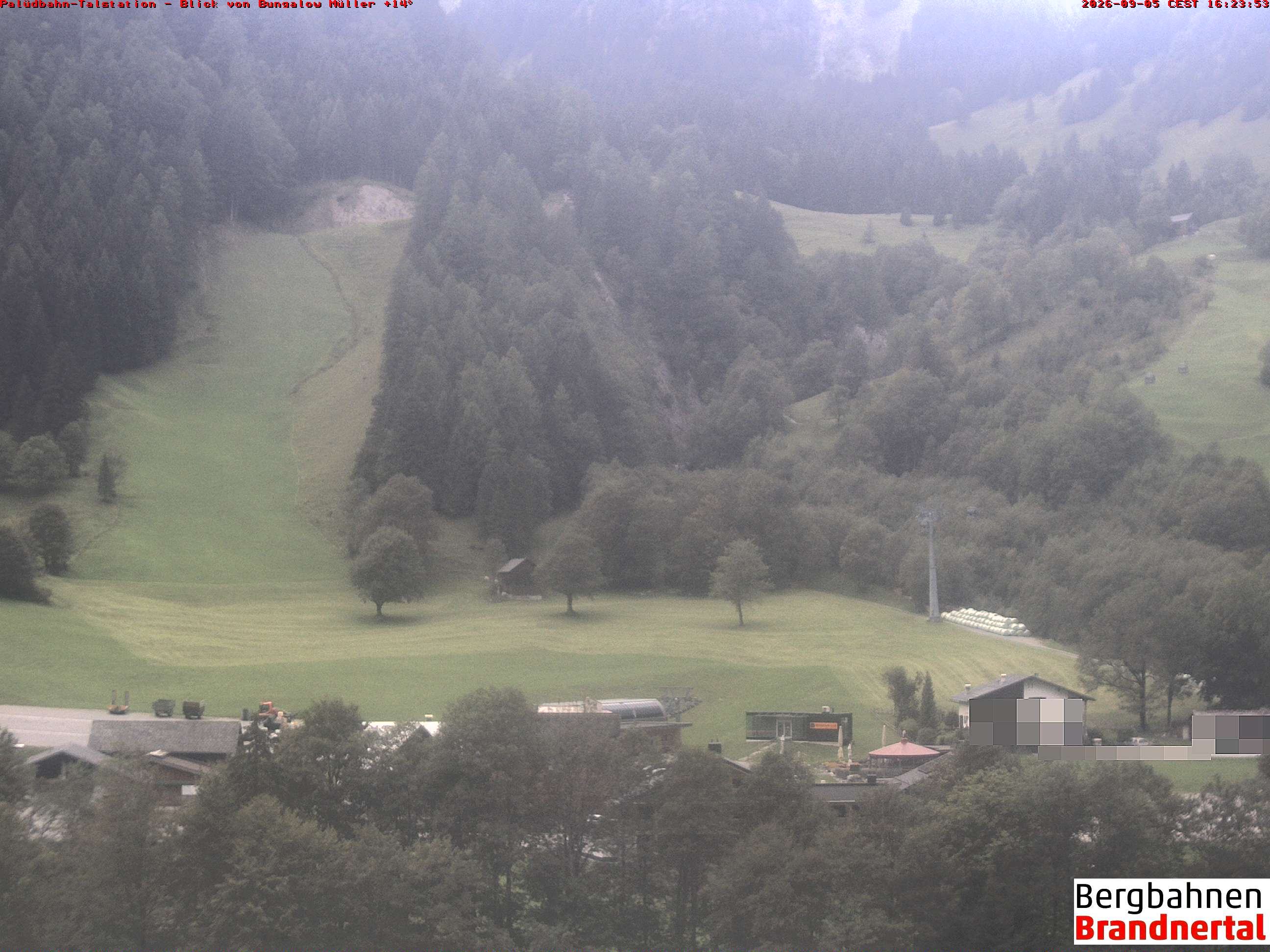 Blick auf Palüdbahn von Bungalow Müller