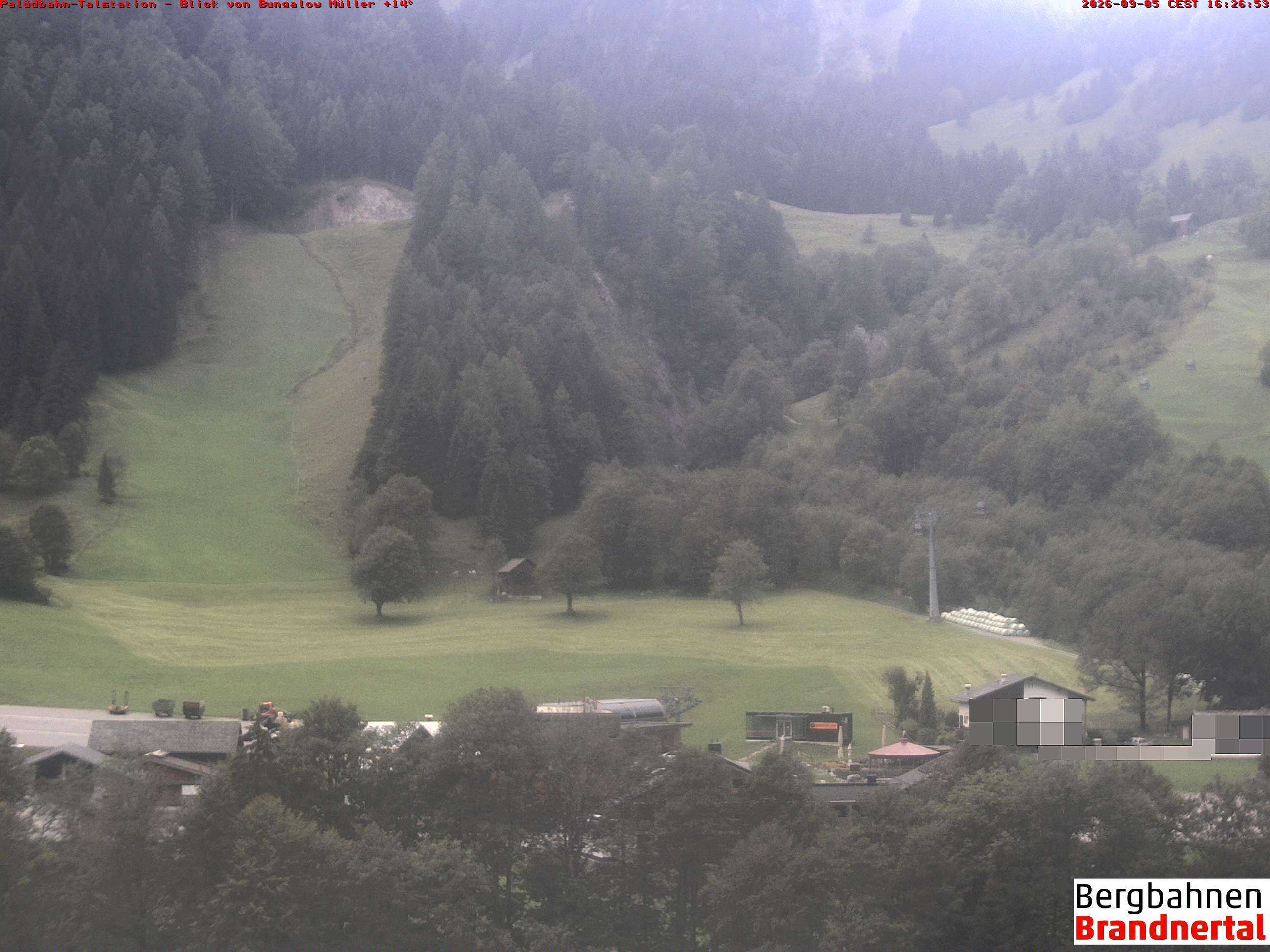 Blick auf Palüdbahn von Bungalow Müller