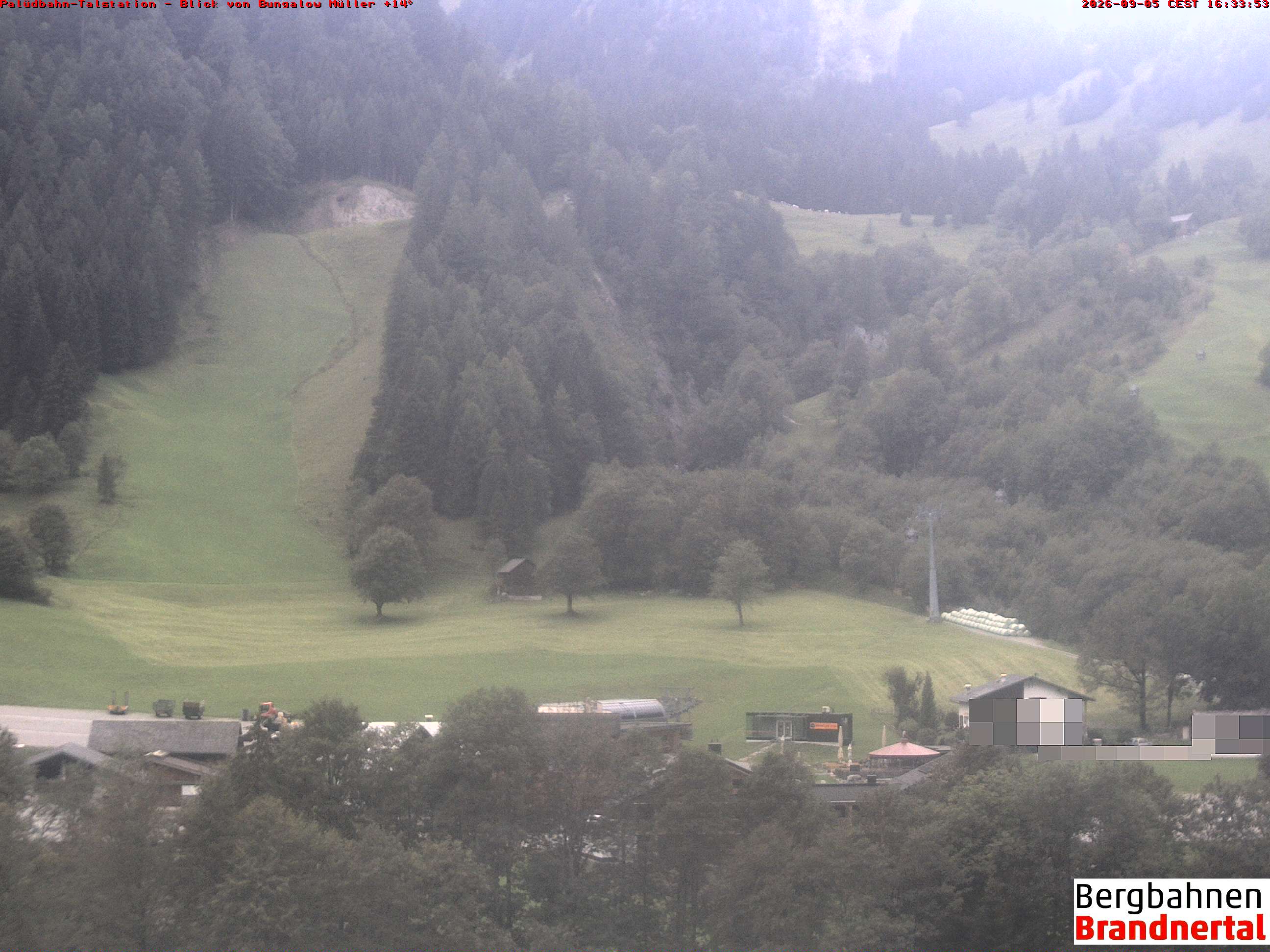 Blick auf Palüdbahn von Bungalow Müller