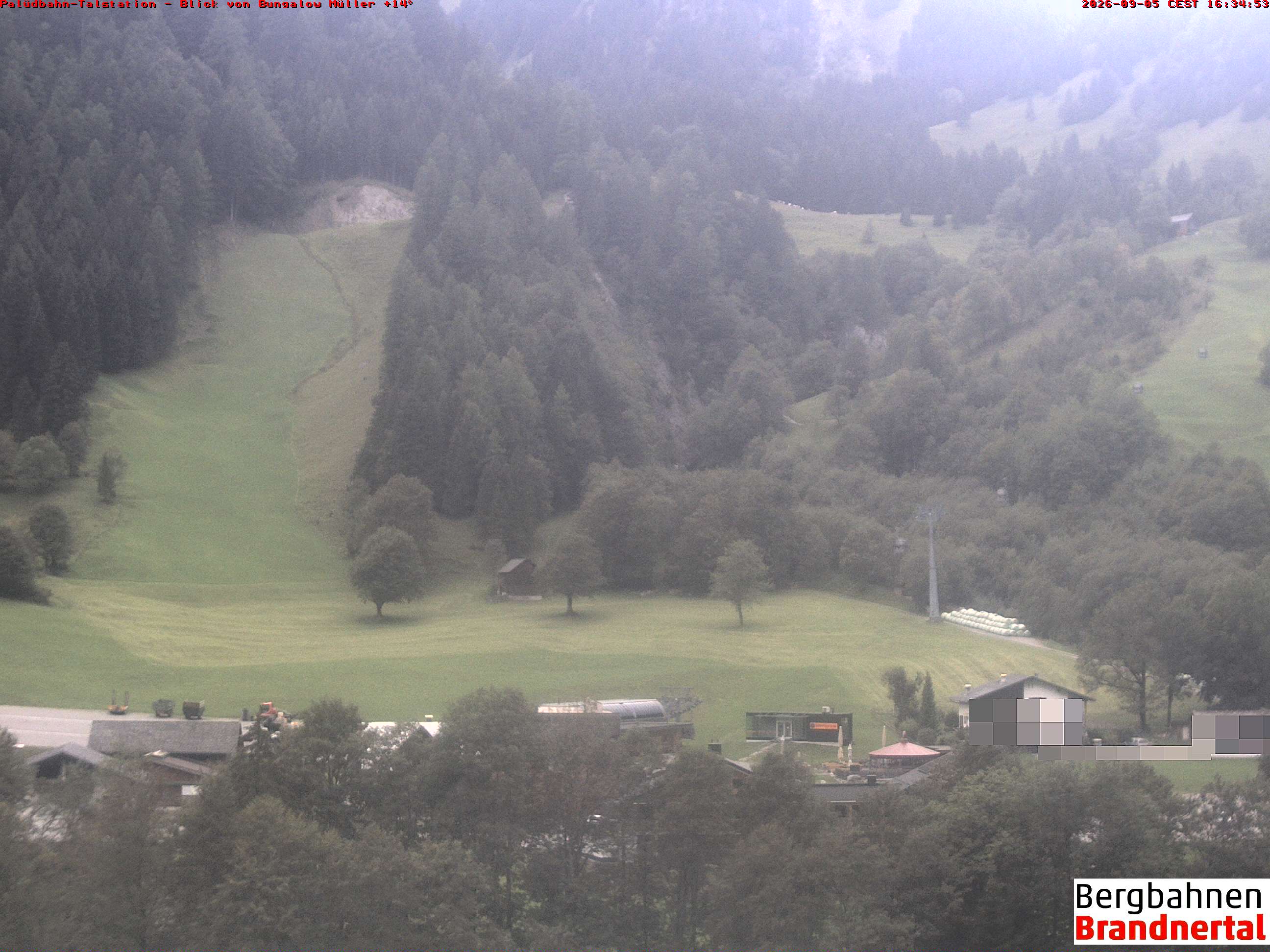Blick auf Palüdbahn von Bungalow Müller
