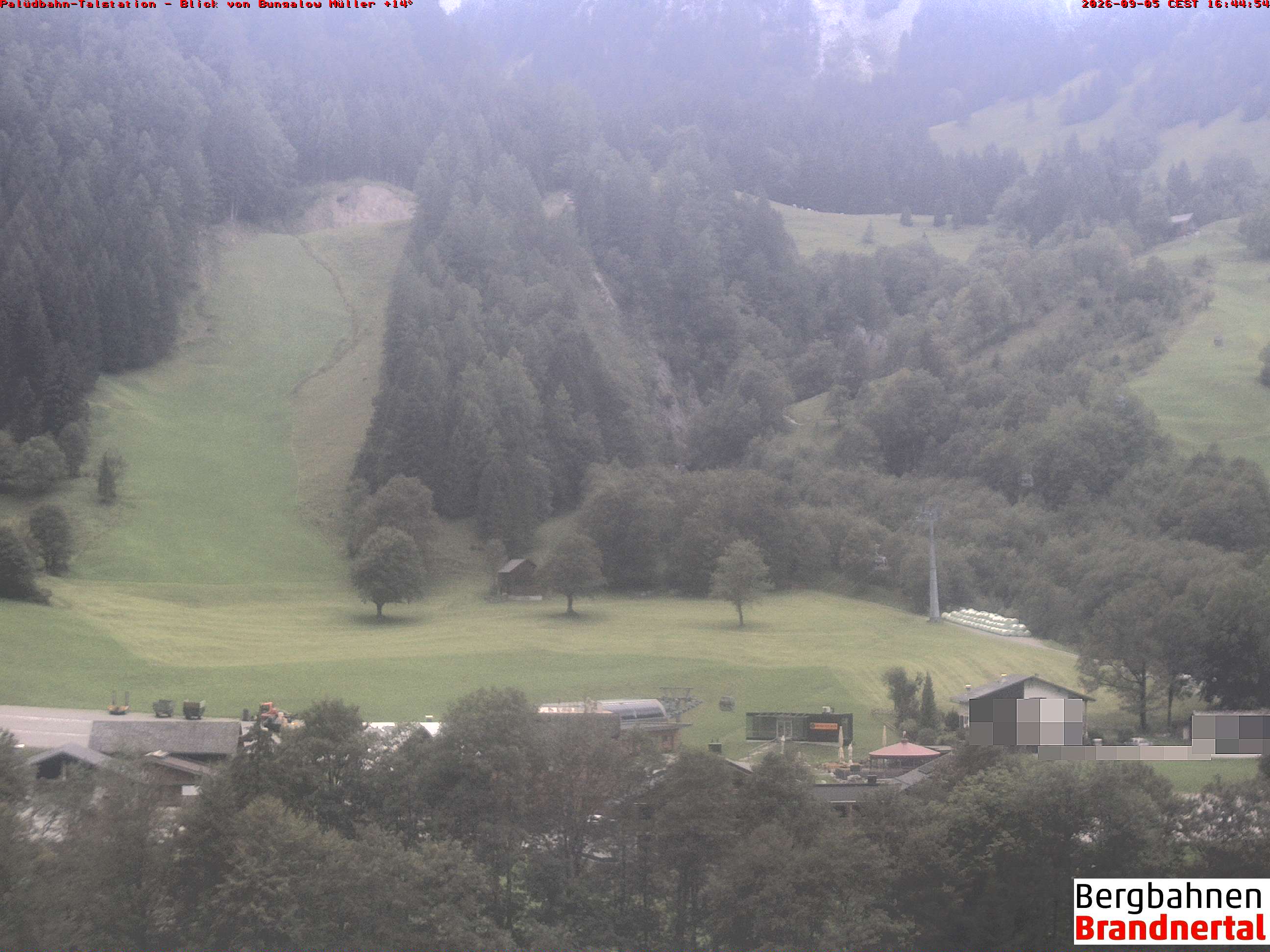Blick auf Palüdbahn von Bungalow Müller