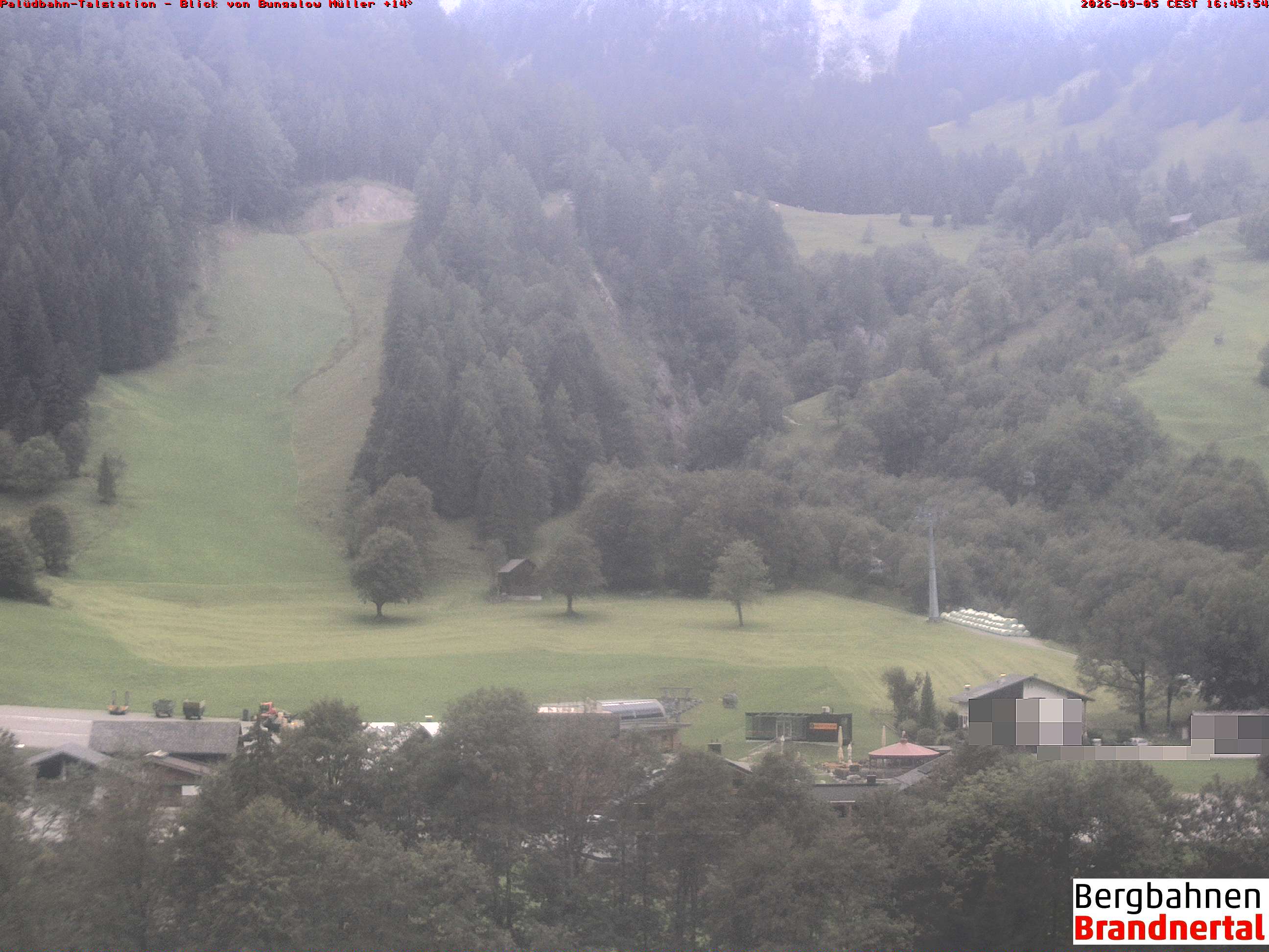 Blick auf Palüdbahn von Bungalow Müller